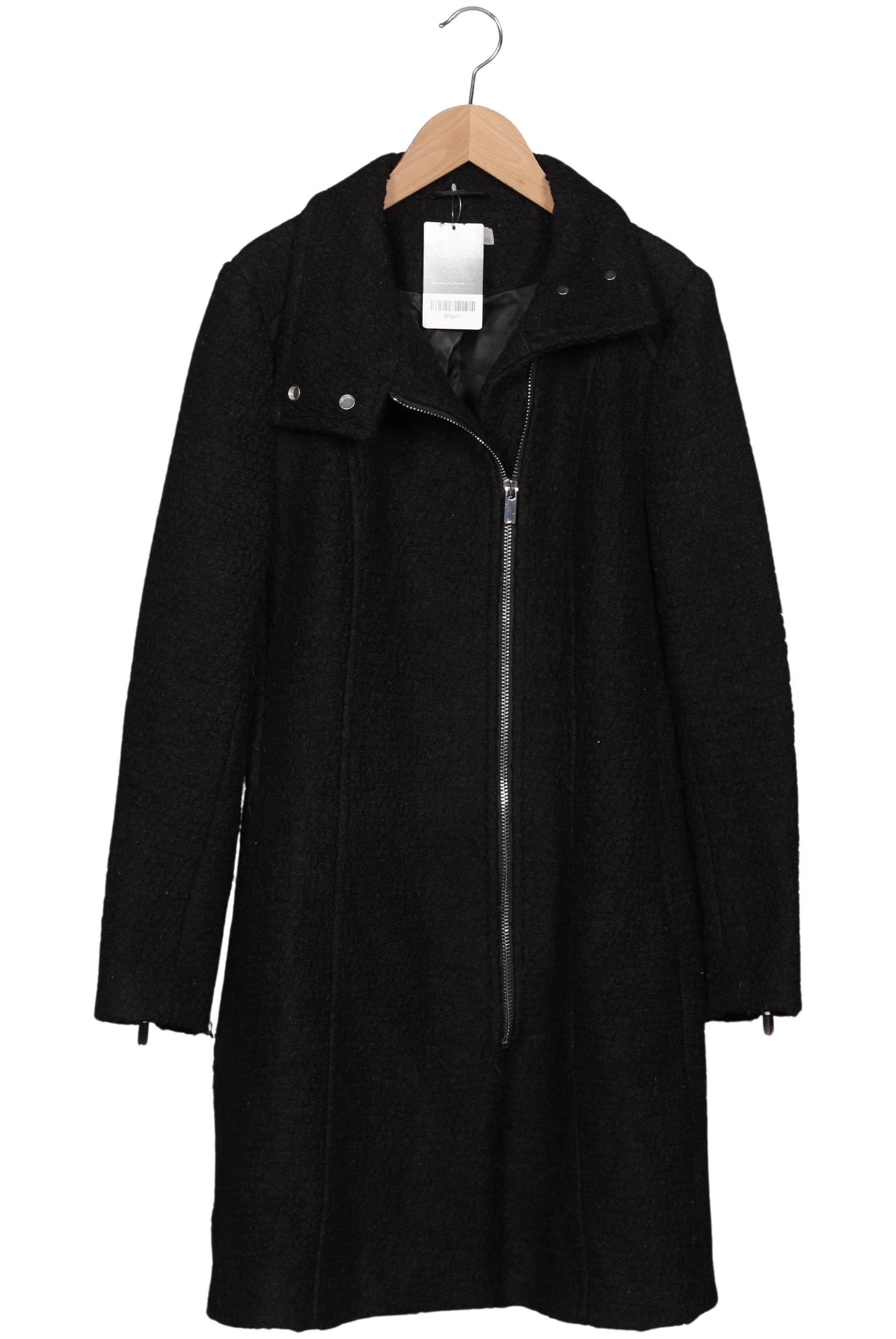 

H&M Damen Mantel, schwarz, Gr. 38