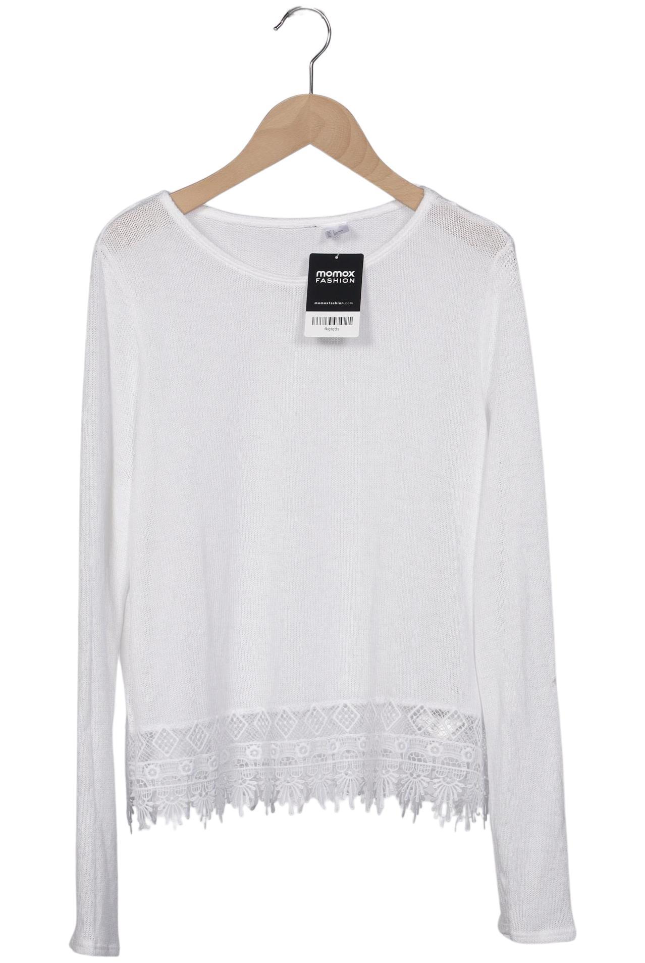 

H&M Damen Pullover, weiß, Gr. 36