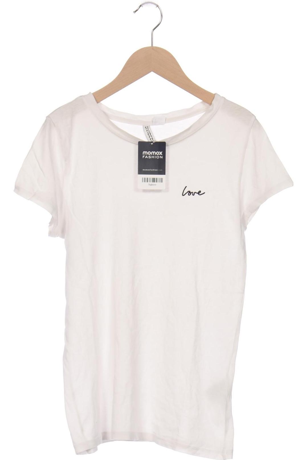 

H&M Damen T-Shirt, weiß, Gr. 36