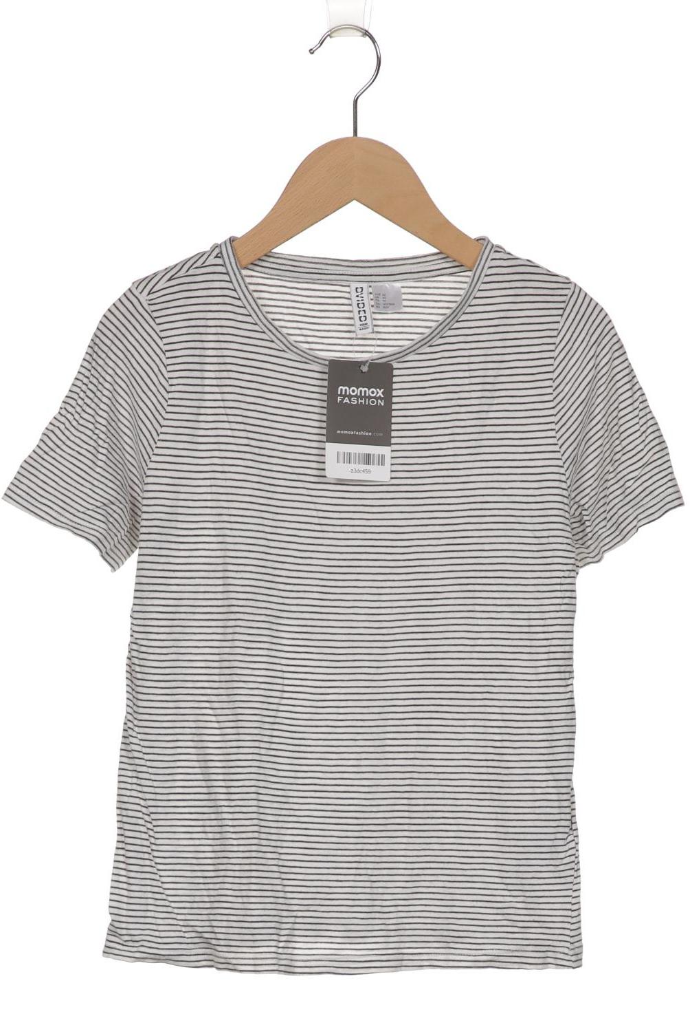 

H&M Damen T-Shirt, weiß