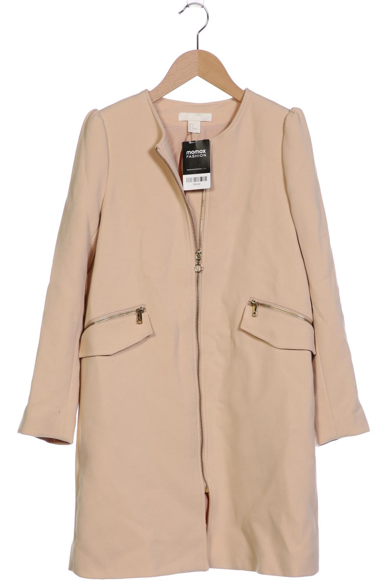 

H&M Damen Mantel, cremeweiß, Gr. 36