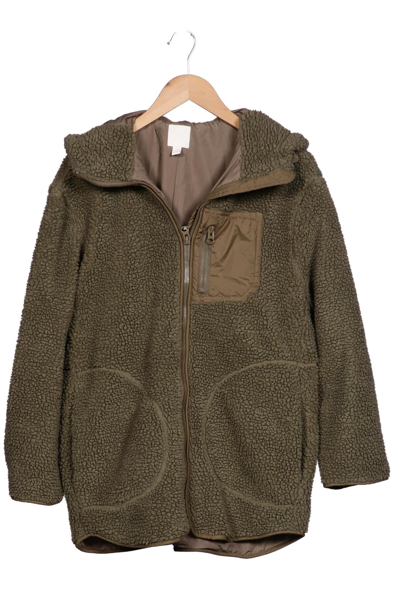 

H&M Damen Mantel, grün, Gr. 36