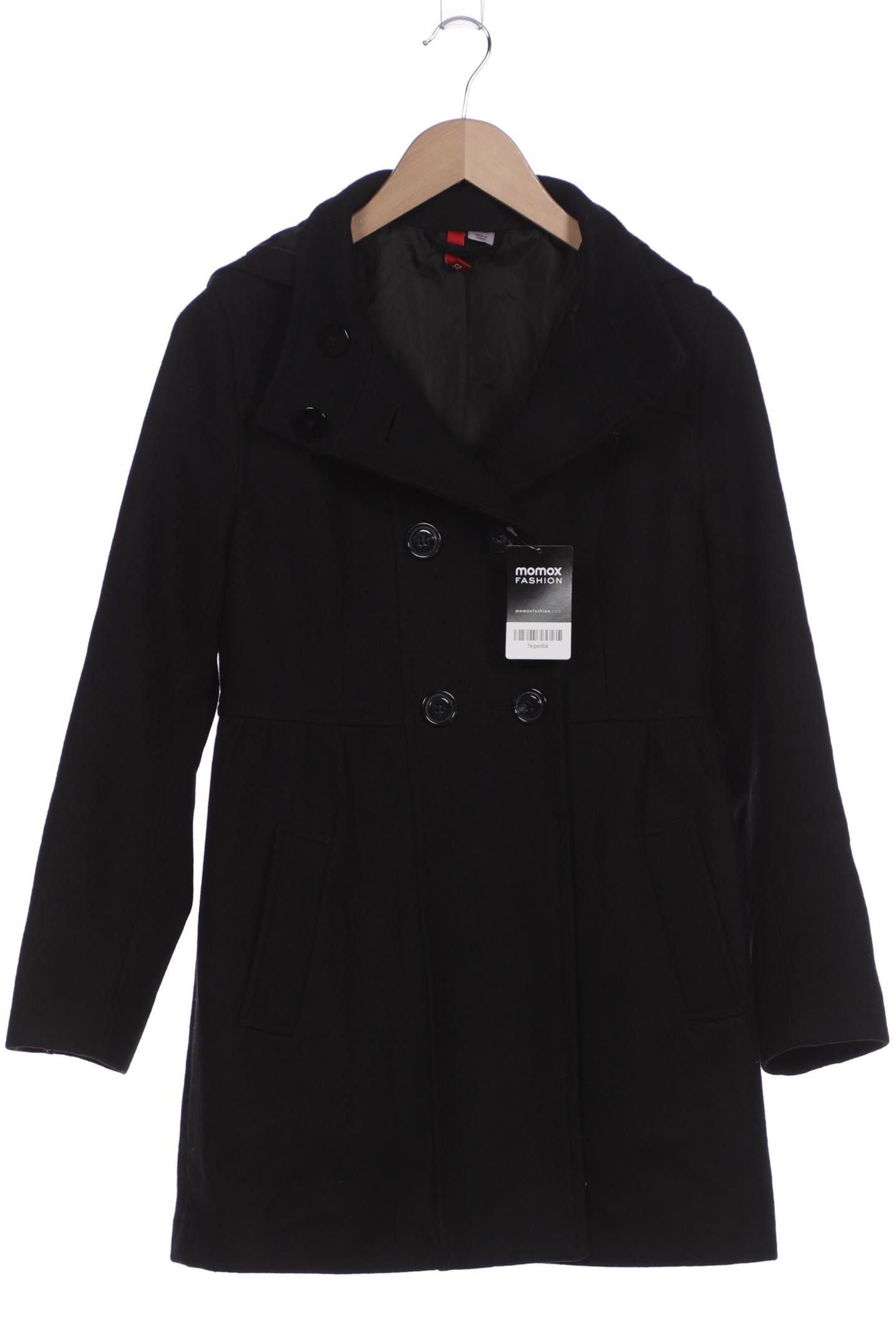 

H&M Damen Mantel, schwarz, Gr. 38