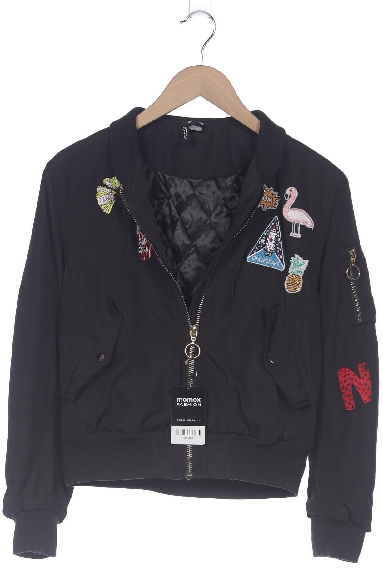 

H&M Damen Jacke, schwarz, Gr. 36