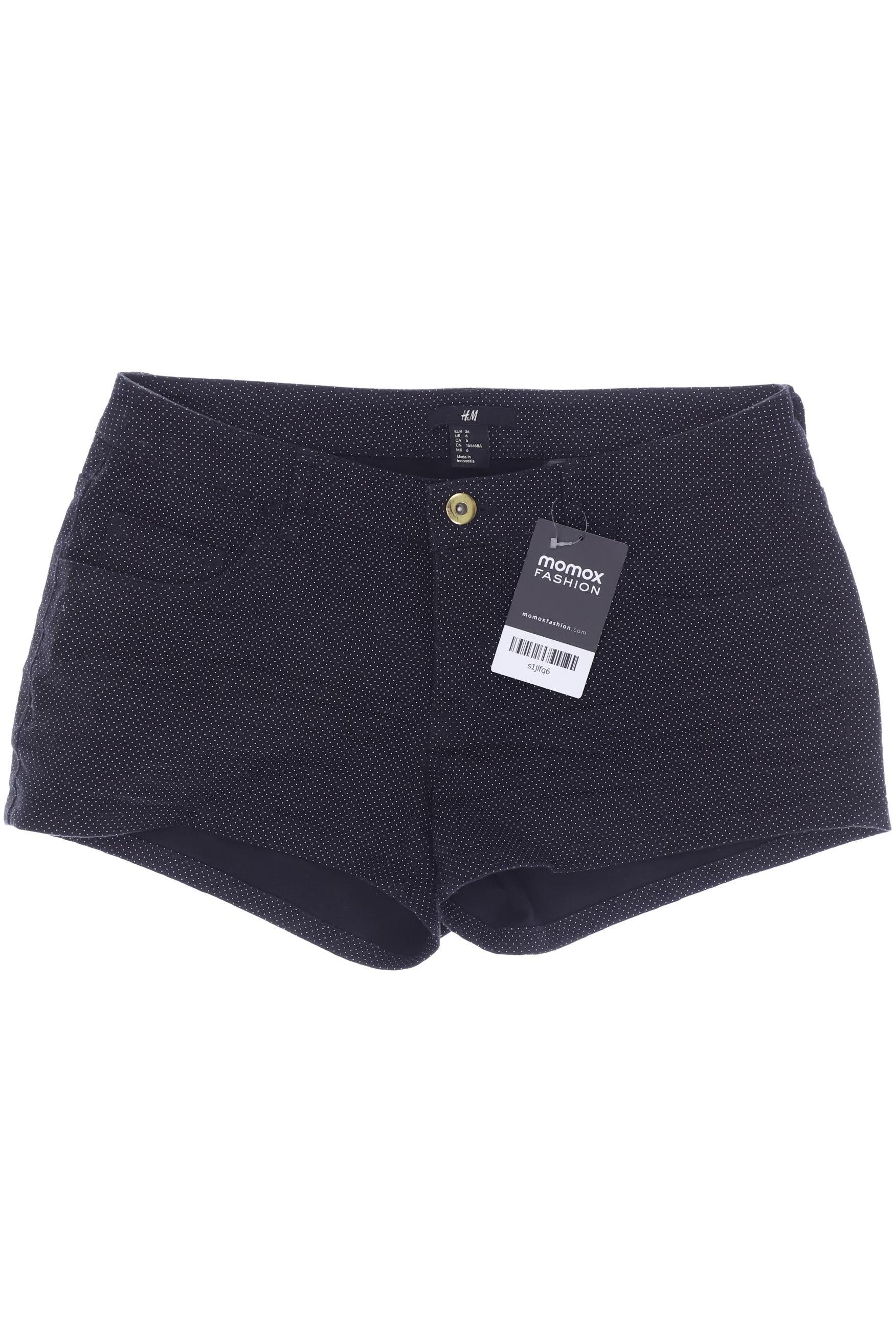 

H&M Damen Shorts, schwarz, Gr. 36