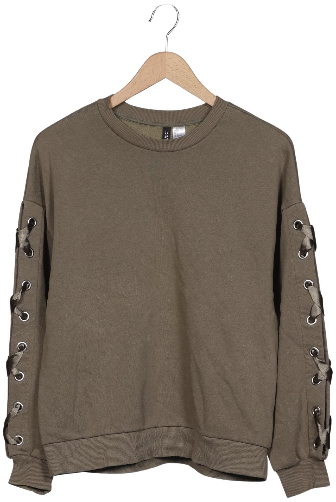 

H&M Damen Sweatshirt, grün, Gr. 36