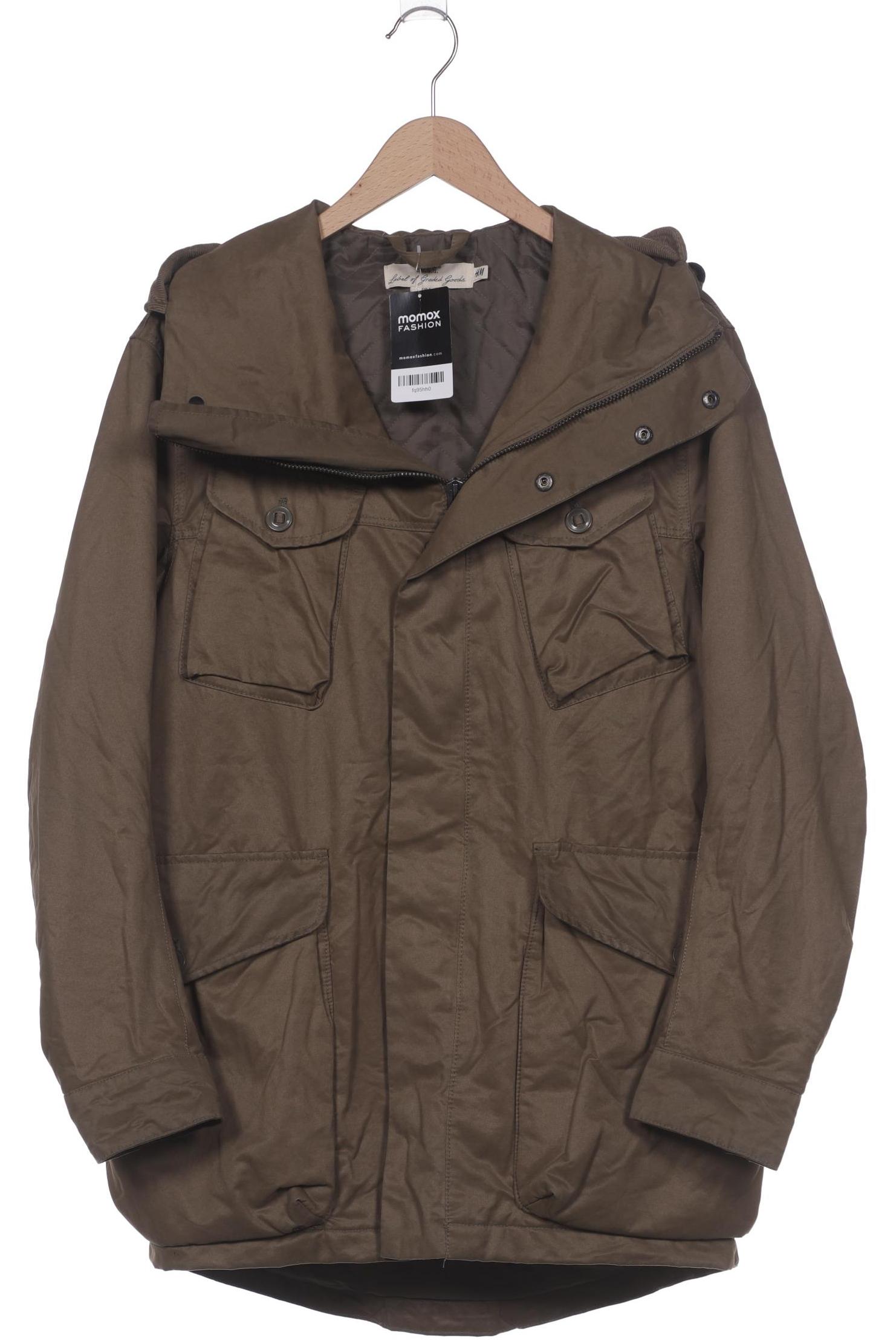 

H&M Damen Mantel, grün, Gr. 36