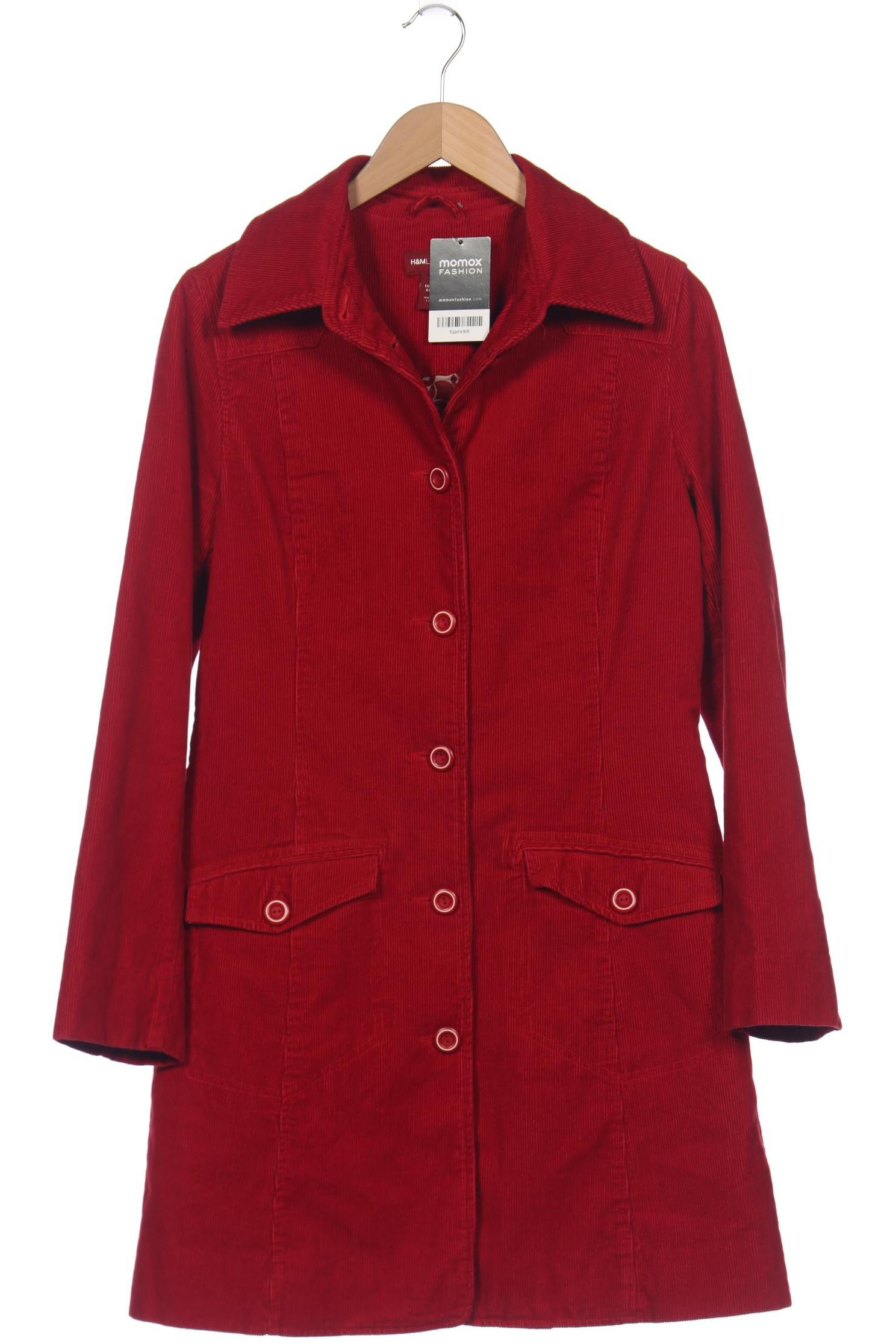 

H&M Damen Mantel, rot