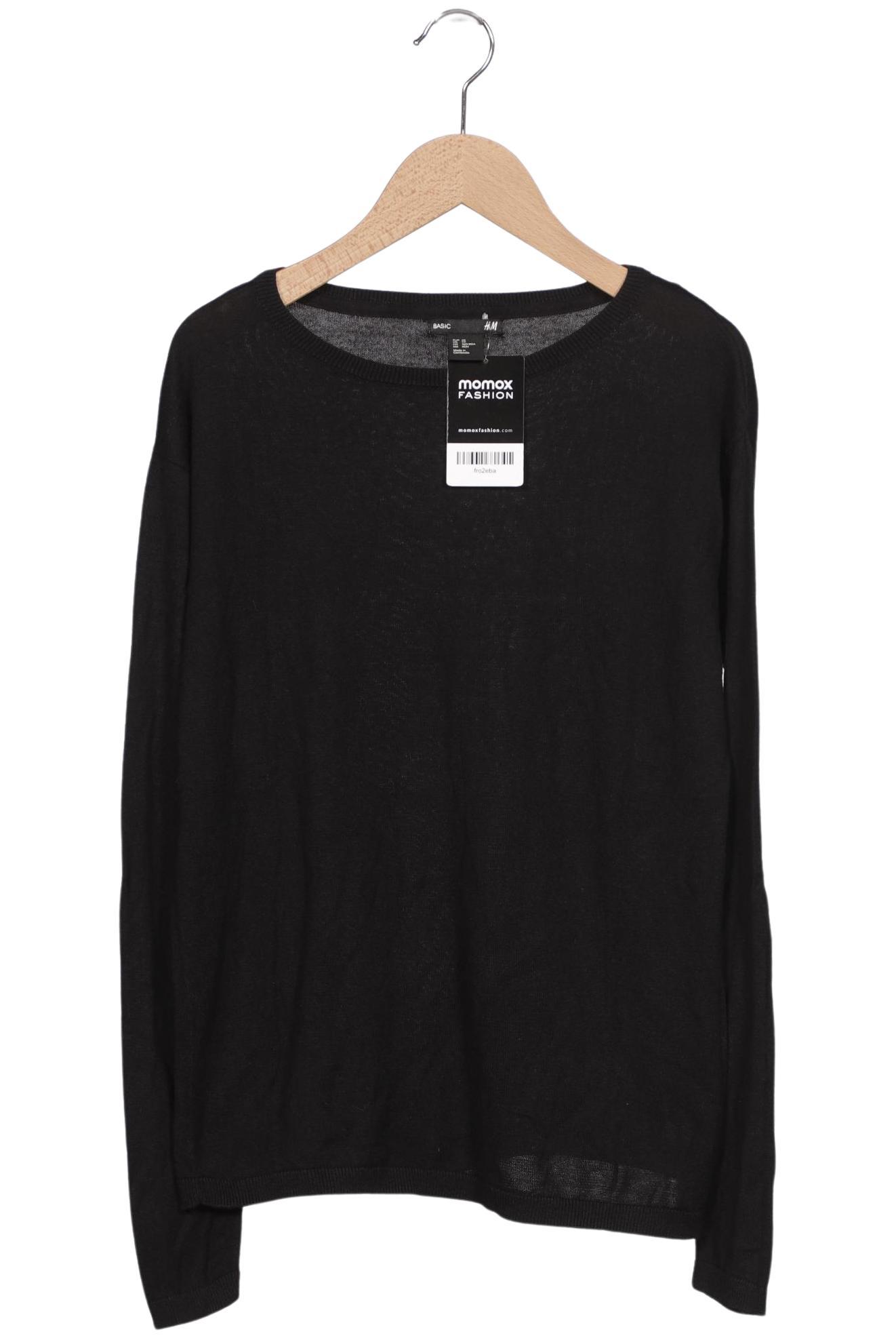 

H&M Damen Pullover, schwarz, Gr. 34