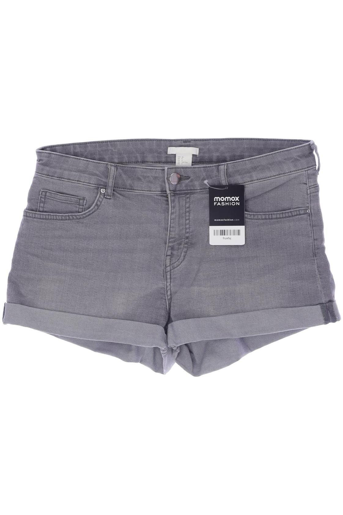 

H&M Damen Shorts, grau, Gr. 38