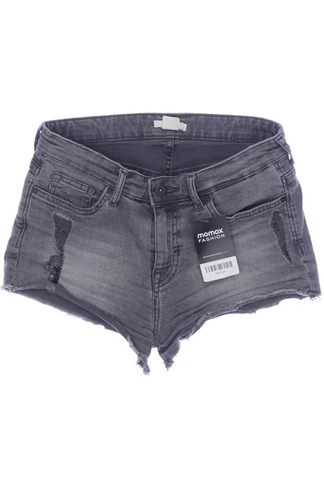 

H&M Damen Shorts, grau, Gr. 34