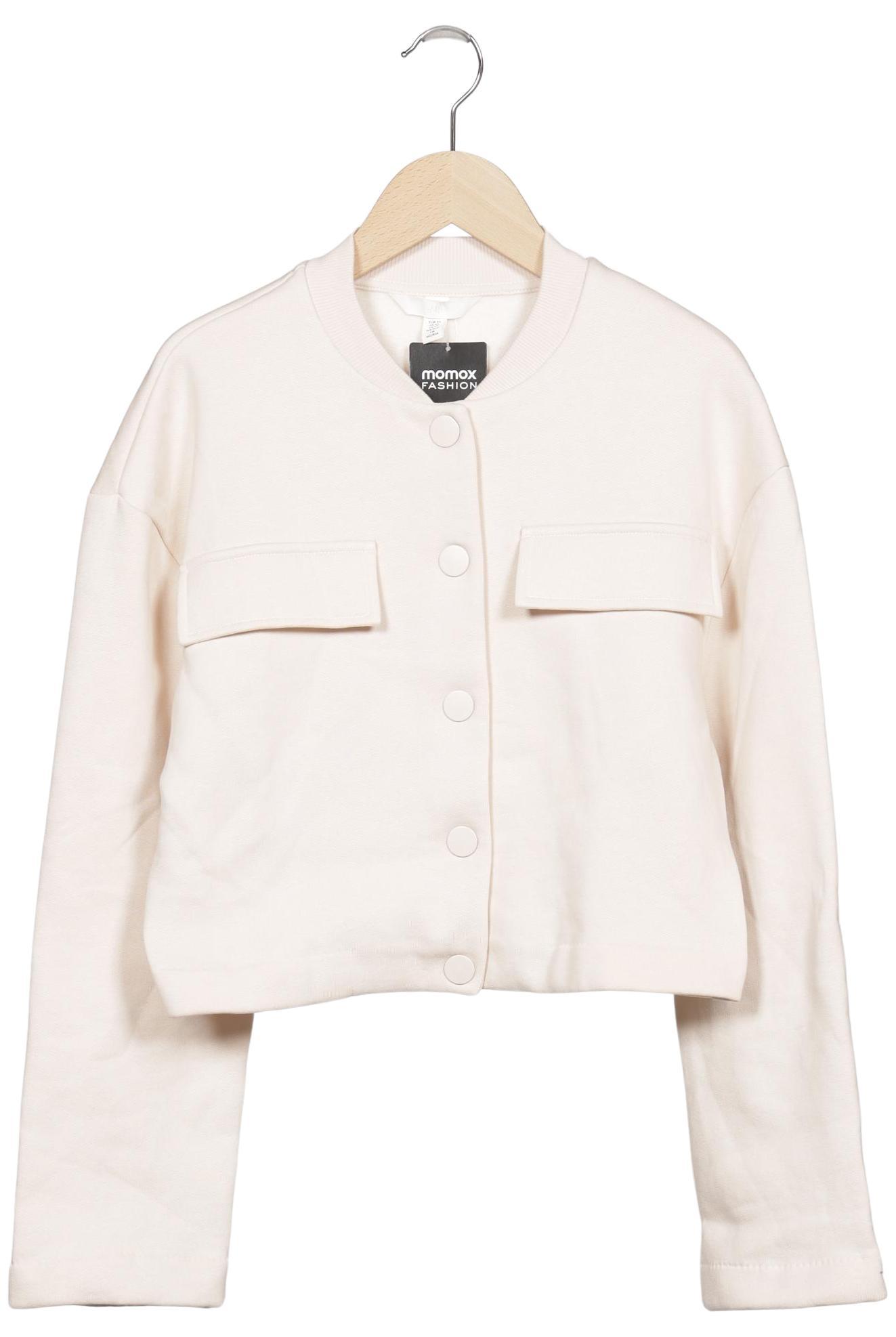 

H&M Damen Sweatshirt, cremeweiß, Gr. 34