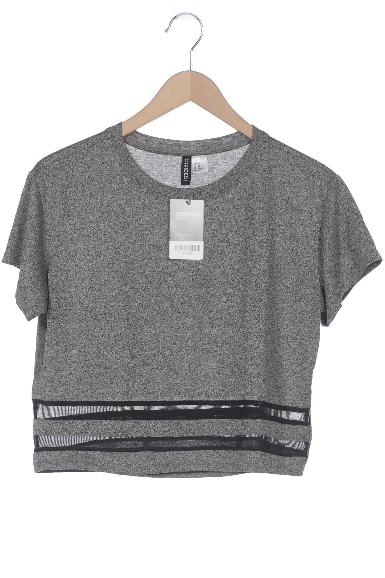 

H&M Damen T-Shirt, grau, Gr. 34