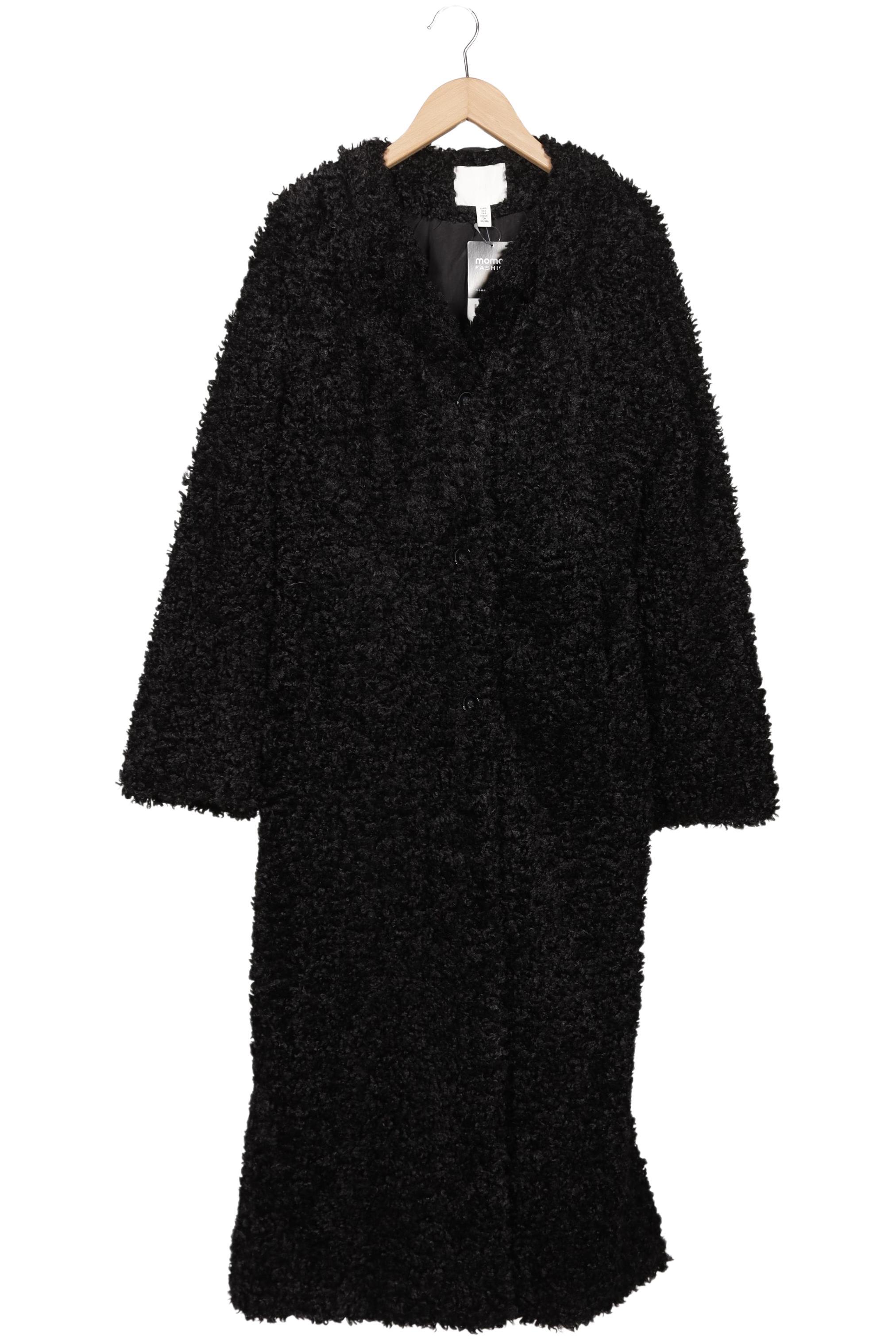 

H&M Damen Mantel, schwarz, Gr. 36