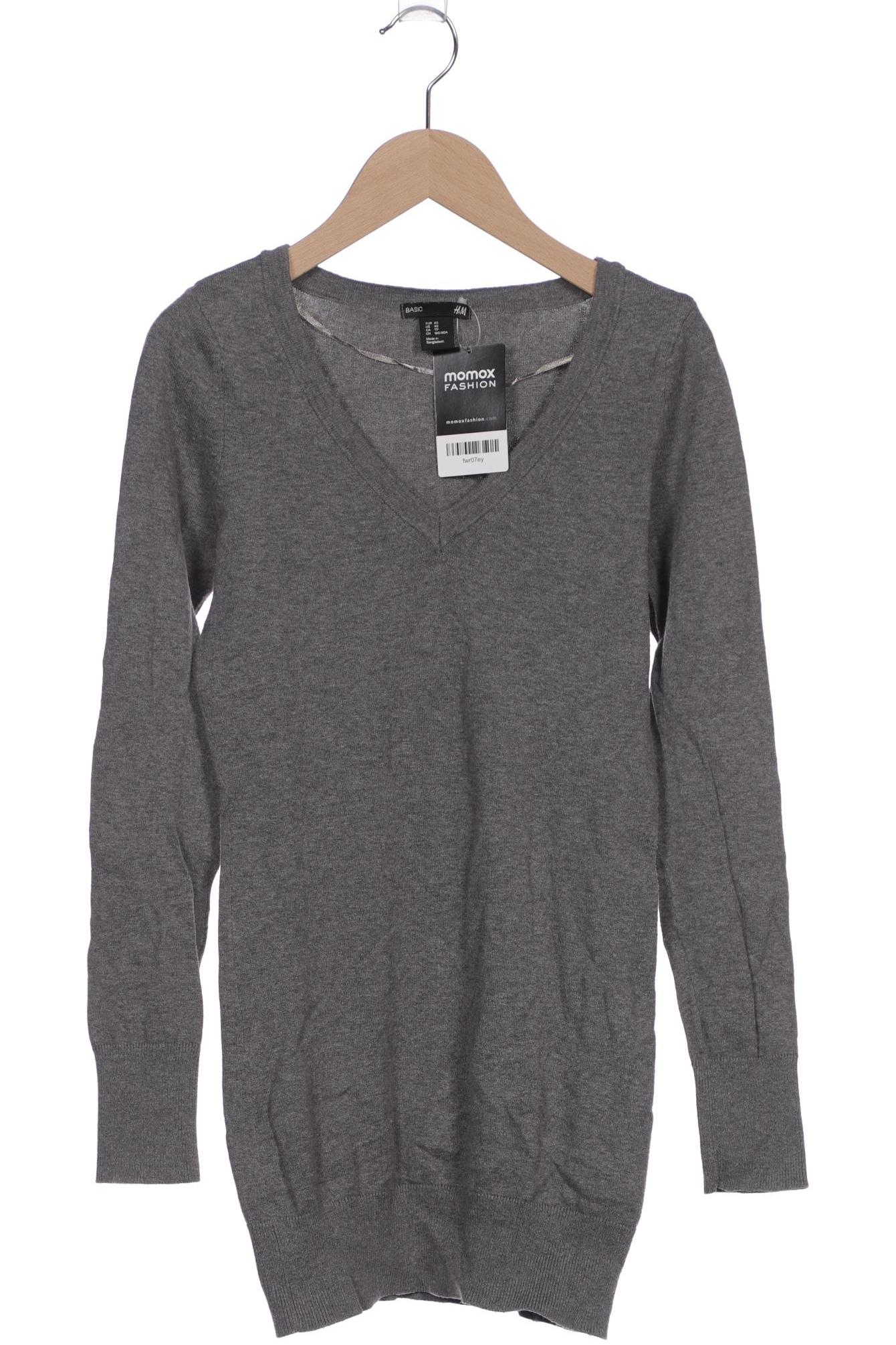 

H&M Damen Pullover, grau, Gr. 34