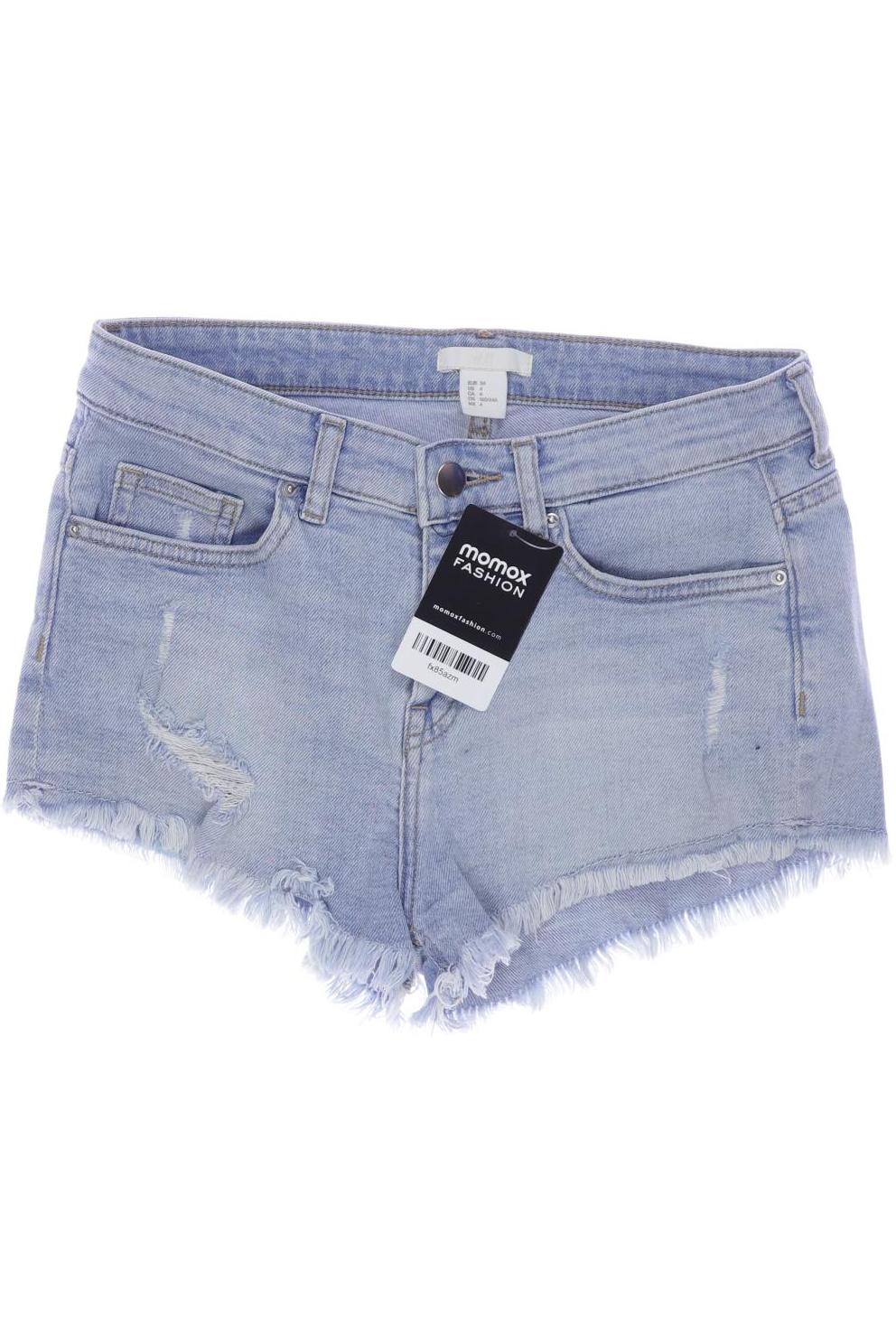 

H&M Damen Shorts, hellblau, Gr. 34