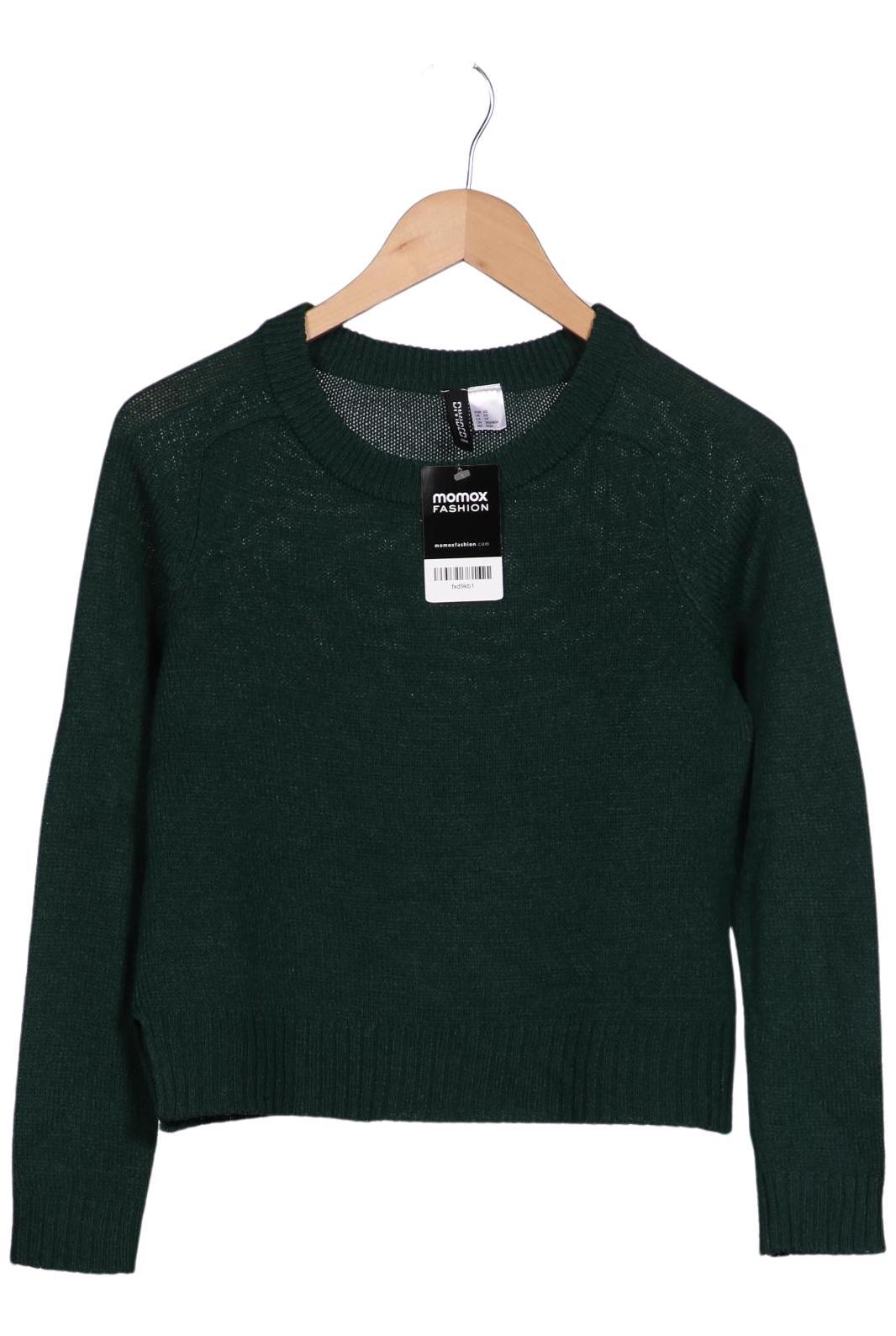 

H&M Damen Pullover, grün, Gr. 34
