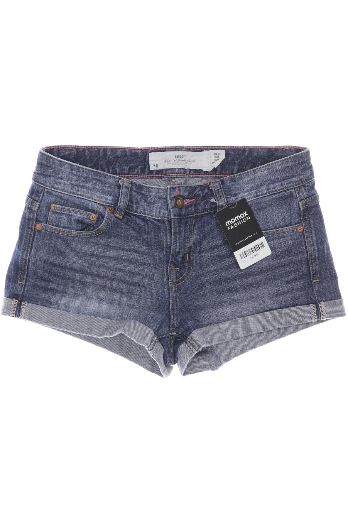 

H&M Damen Shorts, marineblau, Gr. 26