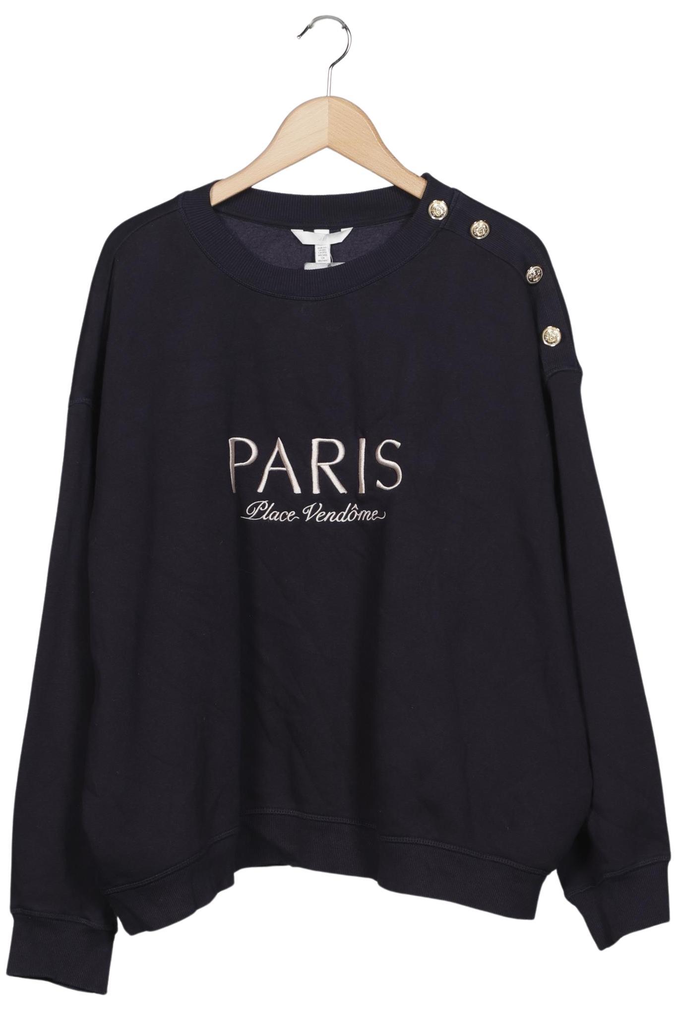 

H&M Damen Sweatshirt, marineblau, Gr. 48