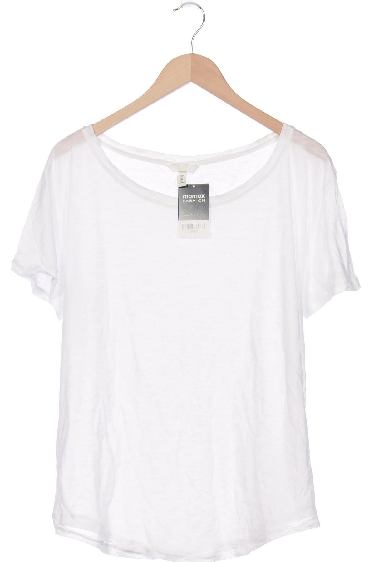 

H&M Damen T-Shirt, weiß, Gr. 42