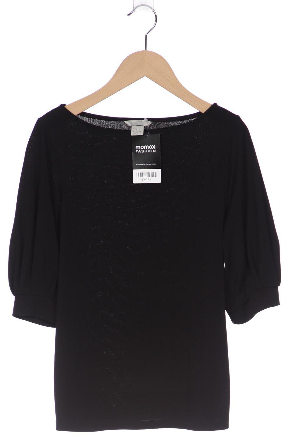 

H&M Damen T-Shirt, schwarz