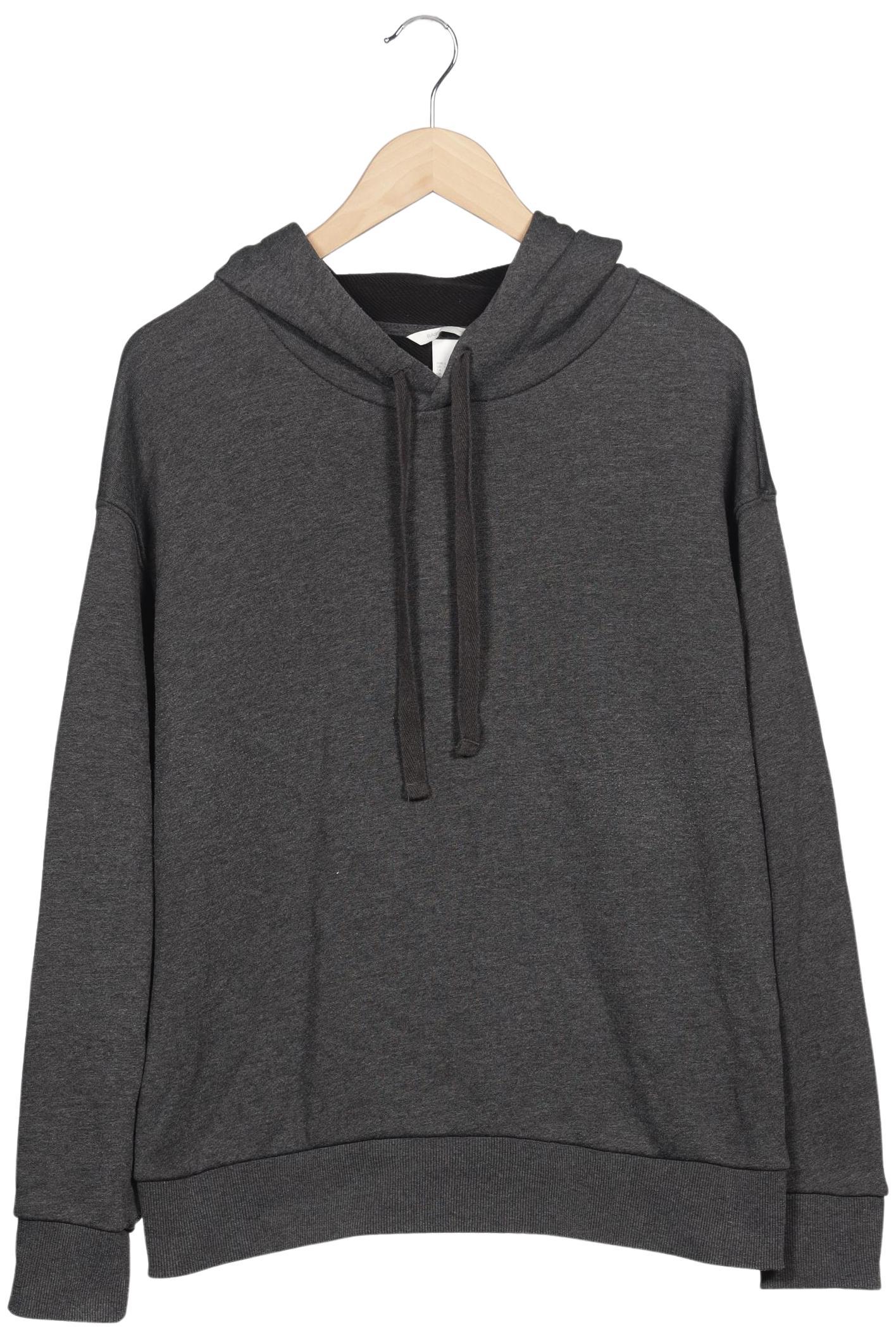 

H&M Damen Kapuzenpullover, grau, Gr. 42