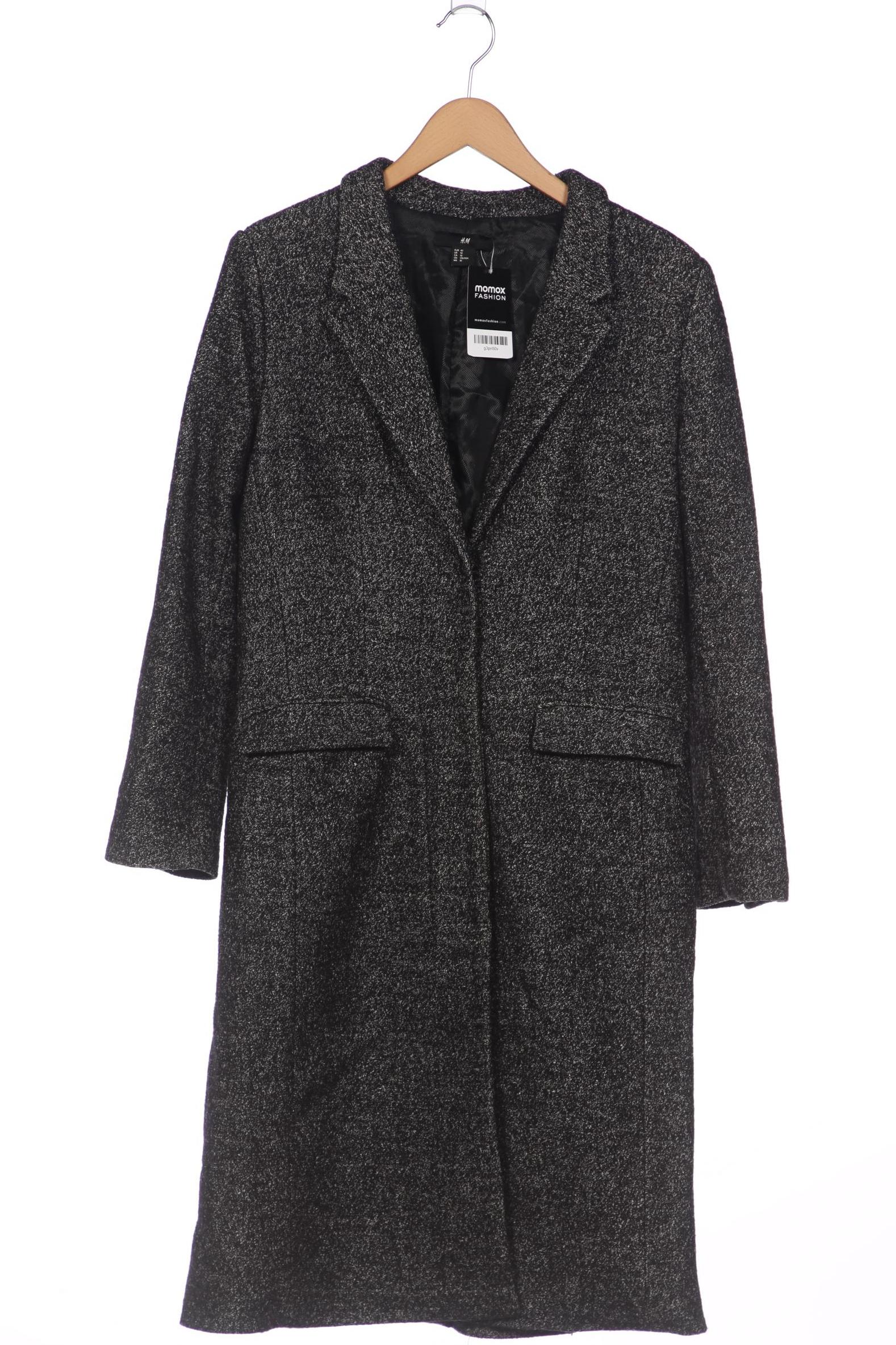 

H&M Damen Mantel, schwarz, Gr. 40