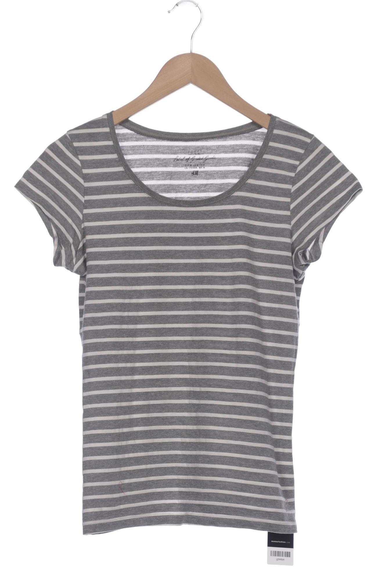 

H&M Damen T-Shirt, grau, Gr. 38