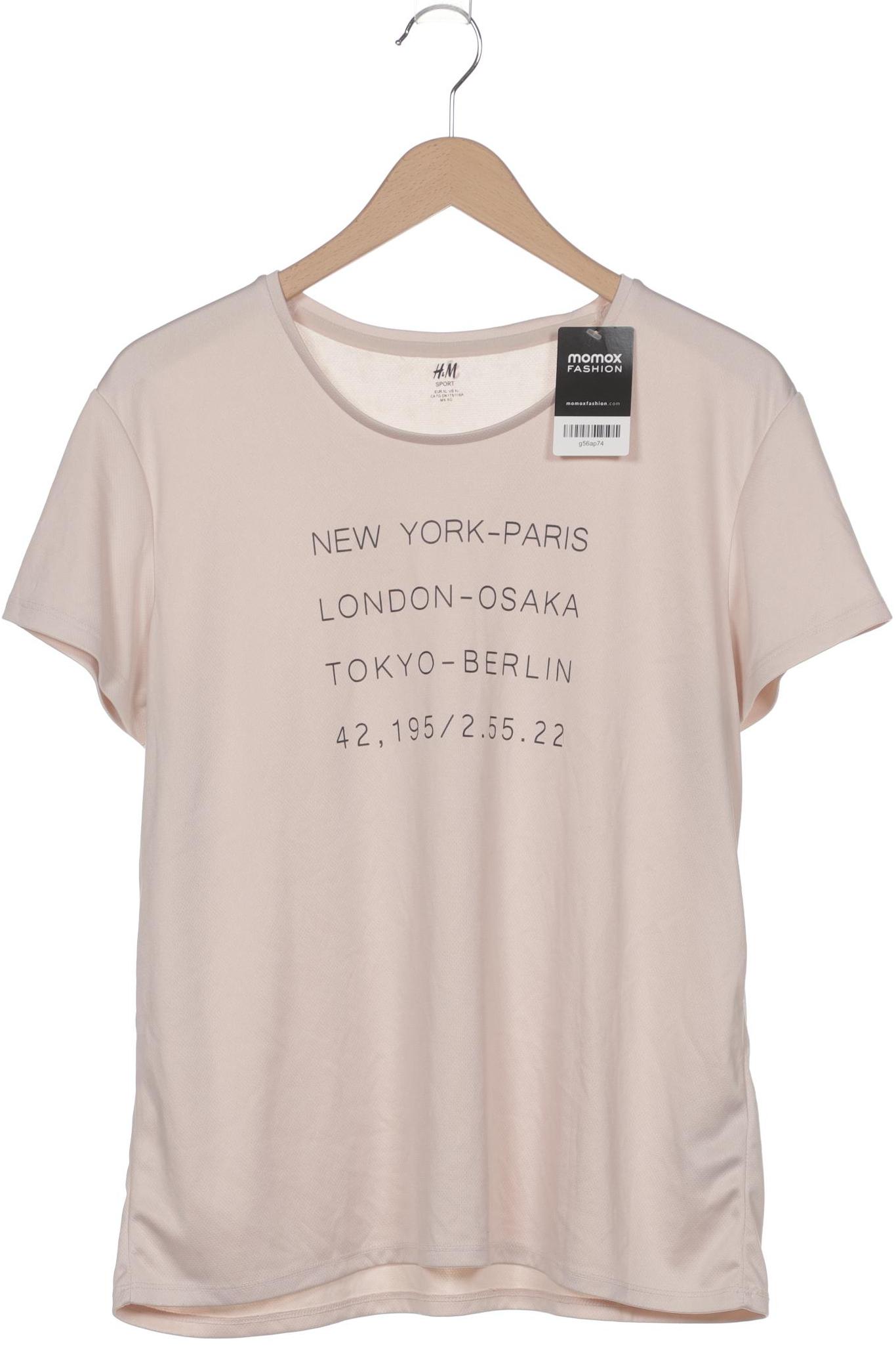 

H&M Damen T-Shirt, beige, Gr. 44