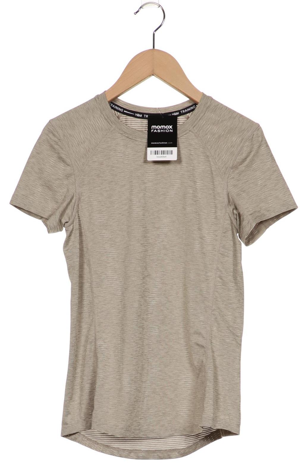 

H&M Damen T-Shirt, beige, Gr. 34