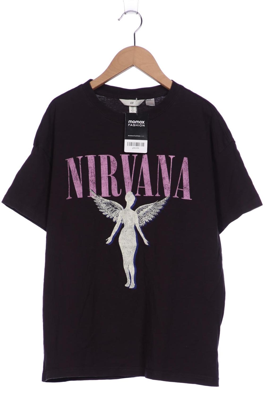

H&M Damen T-Shirt, grau, Gr. 36