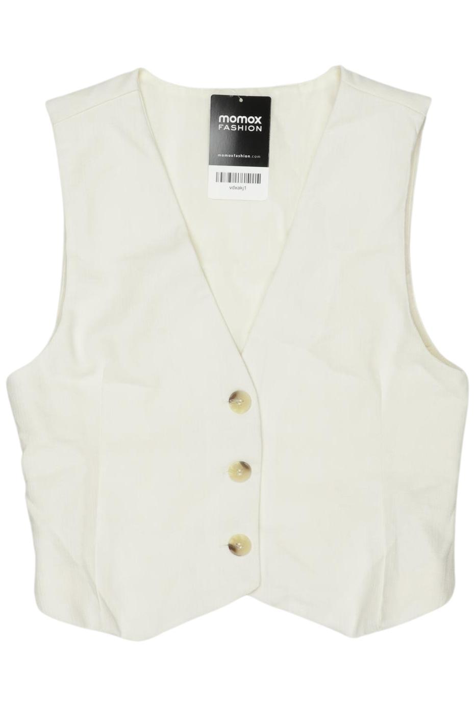 

H&M Damen Weste, cremeweiß, Gr. 34