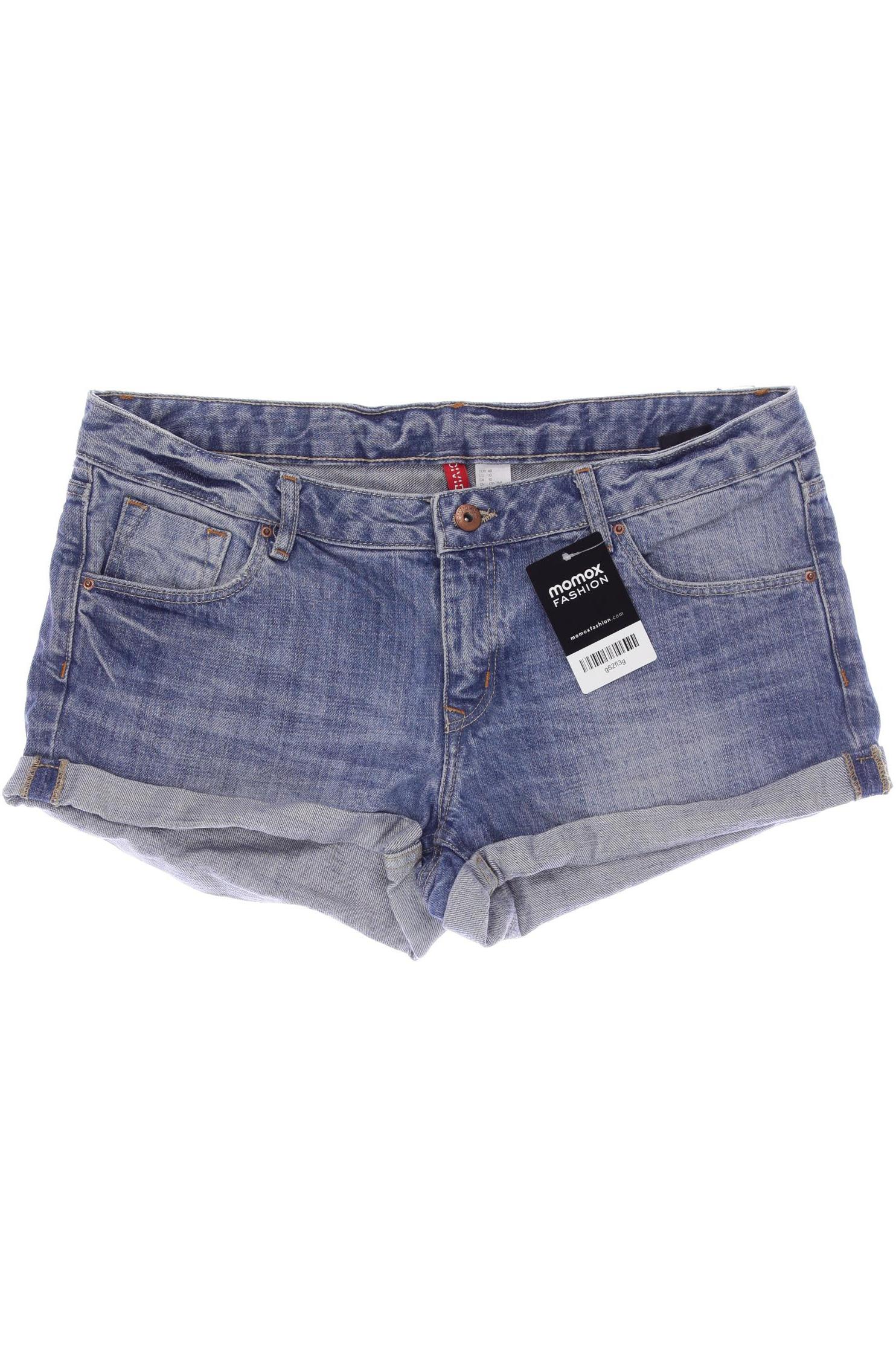 

H&M Damen Shorts, blau, Gr. 40