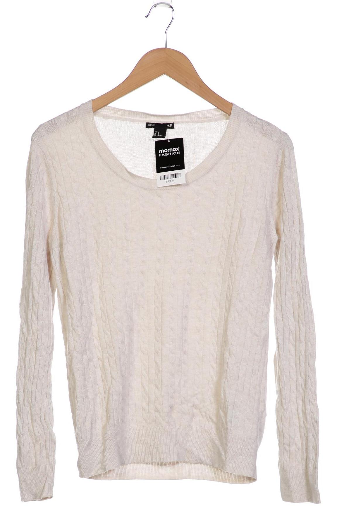 

H&M Damen Pullover, cremeweiß, Gr. 38