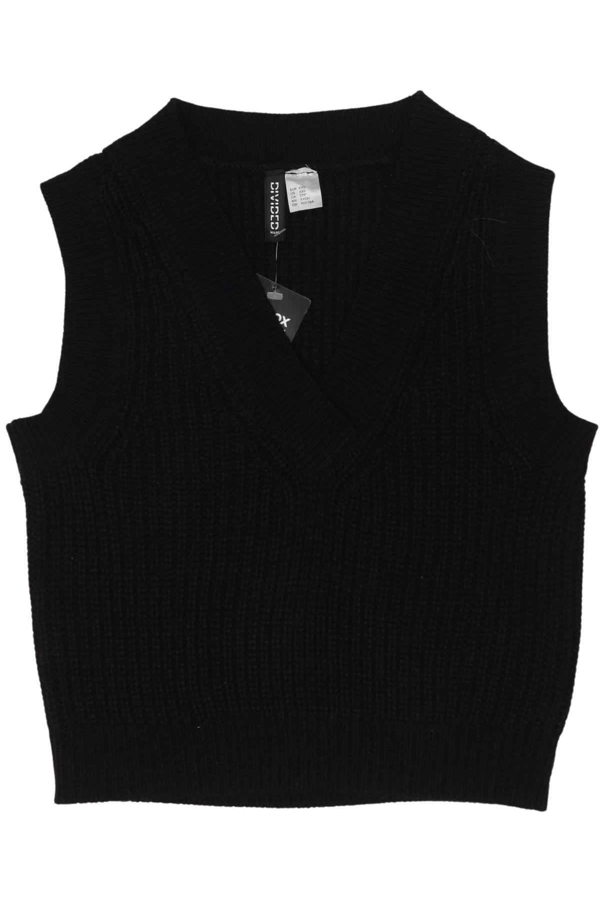 

H&M Damen Pullover, schwarz, Gr. 32