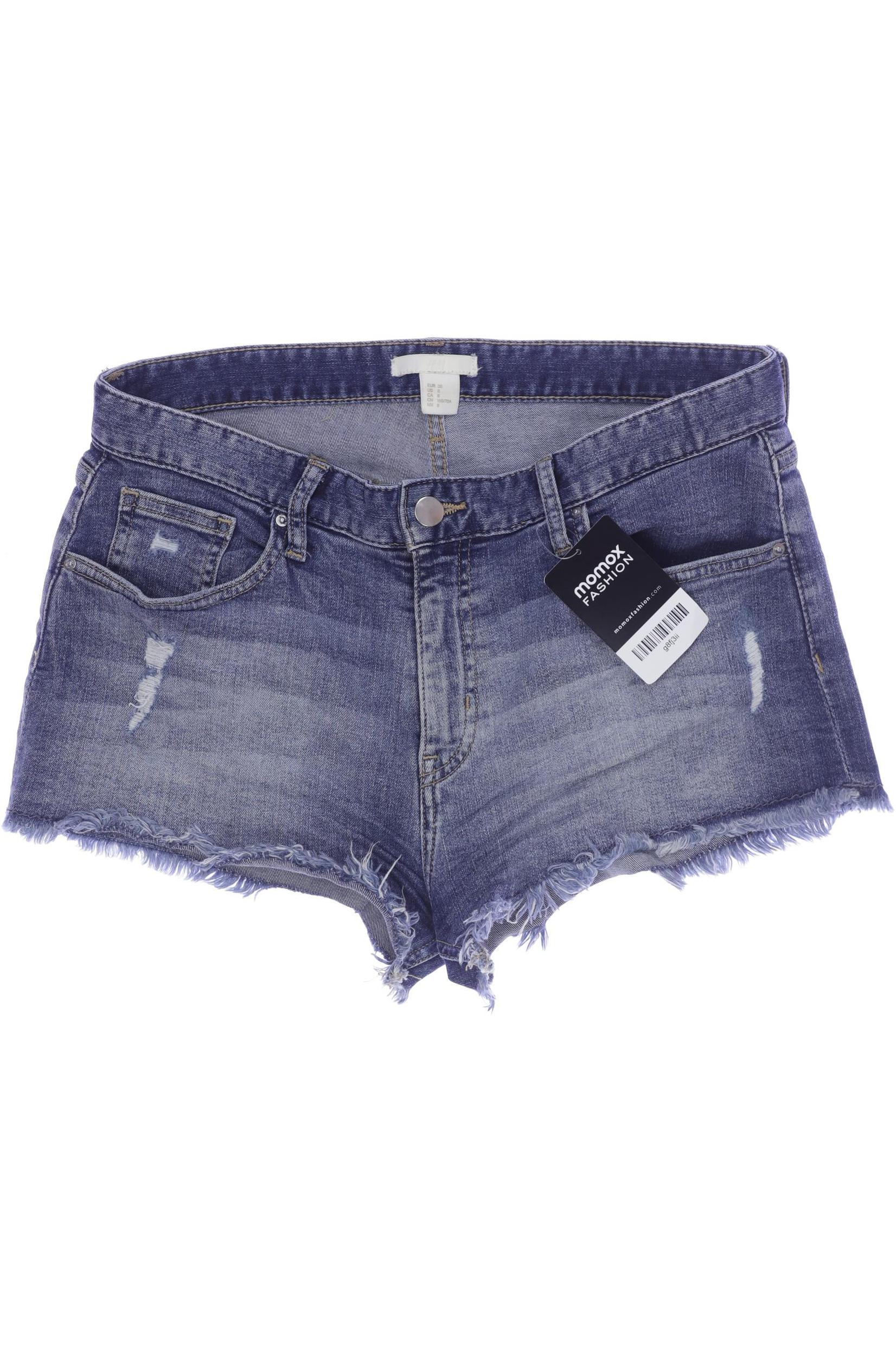 

H&M Damen Shorts, blau, Gr. 38