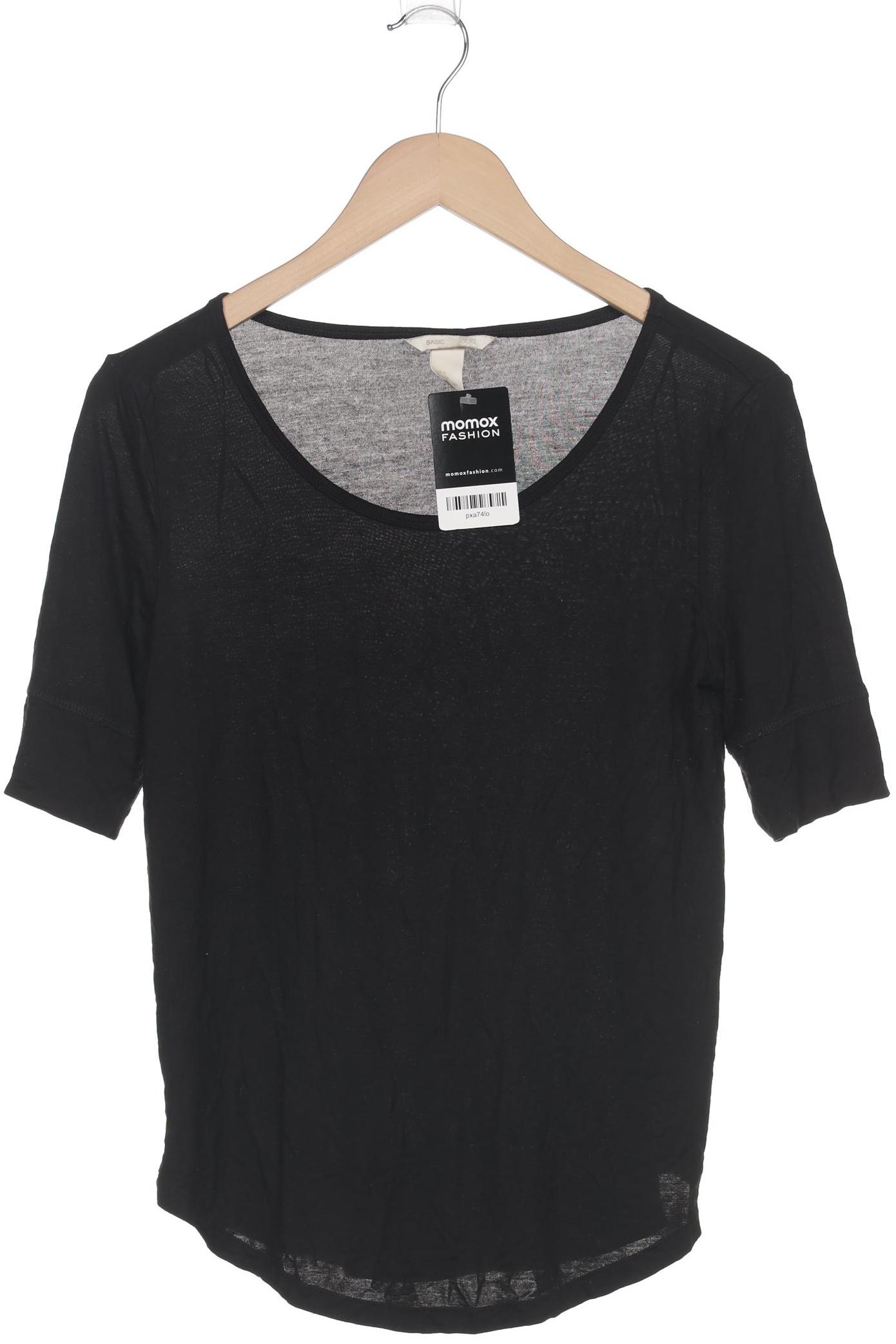 

H&M Damen T-Shirt, schwarz, Gr. 36