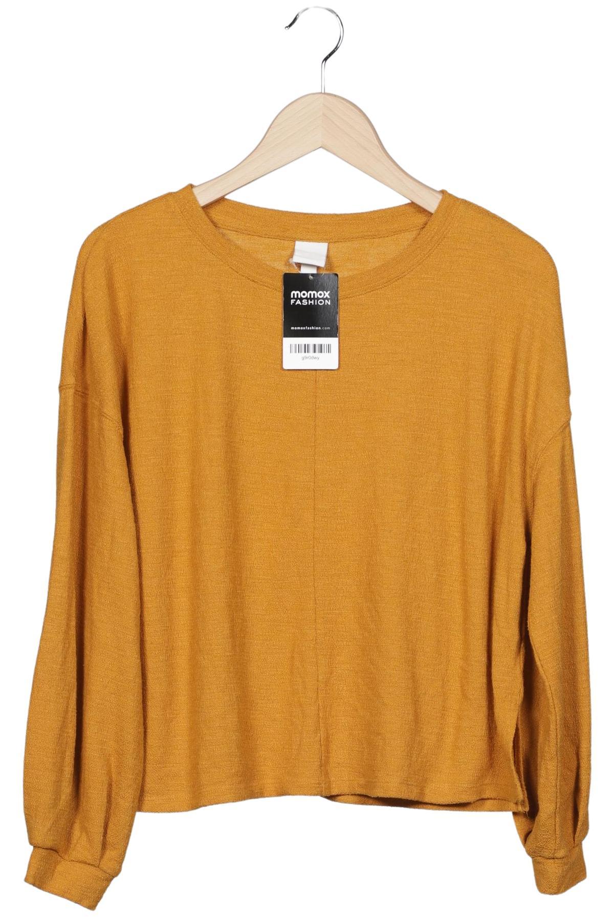 

H&M Damen Pullover, gelb, Gr. 36