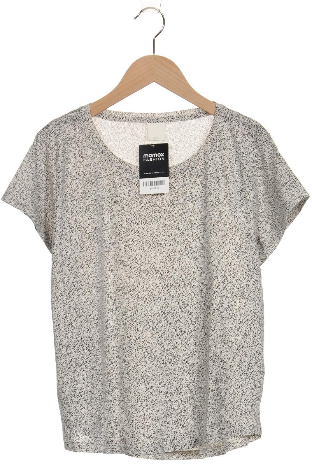 

H&M Damen T-Shirt, cremeweiß, Gr. 38