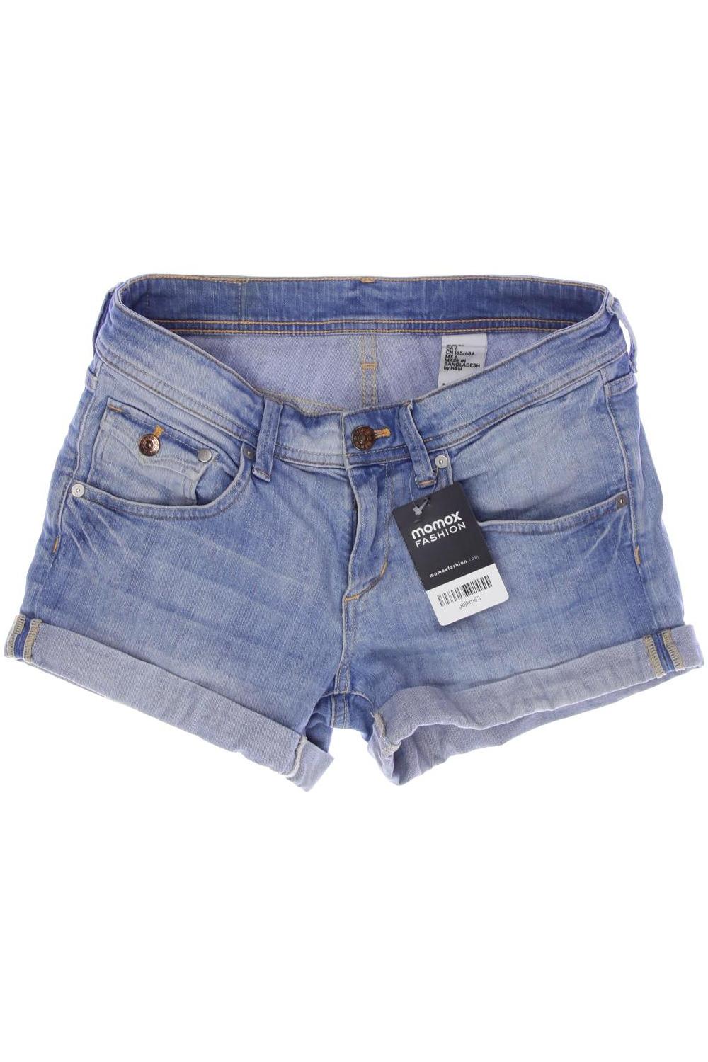 

H&M Damen Shorts, blau, Gr. 36
