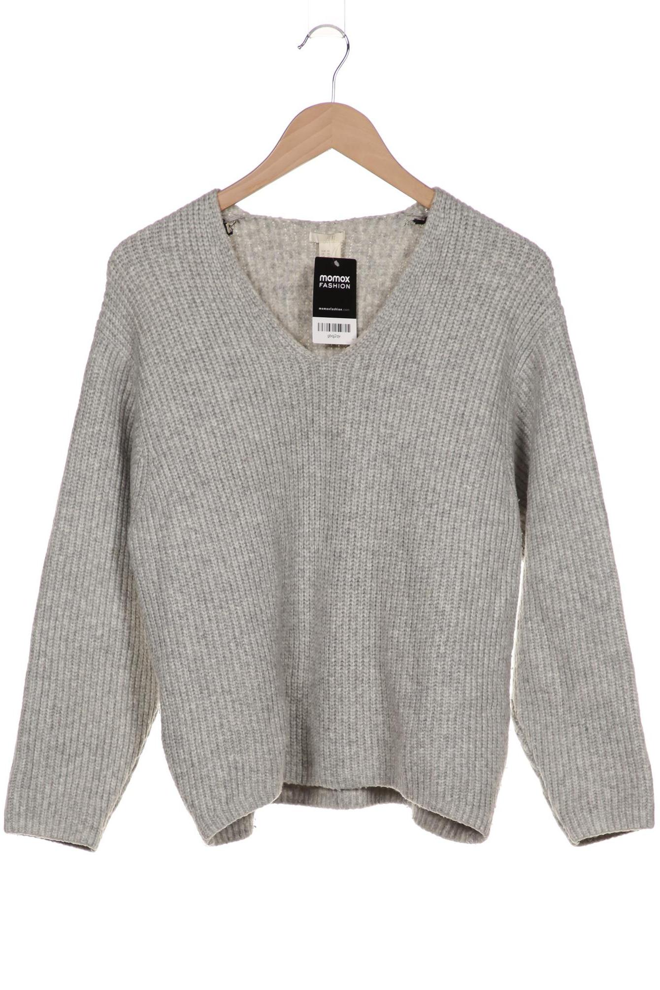 

H&M Damen Pullover, grau, Gr. 34