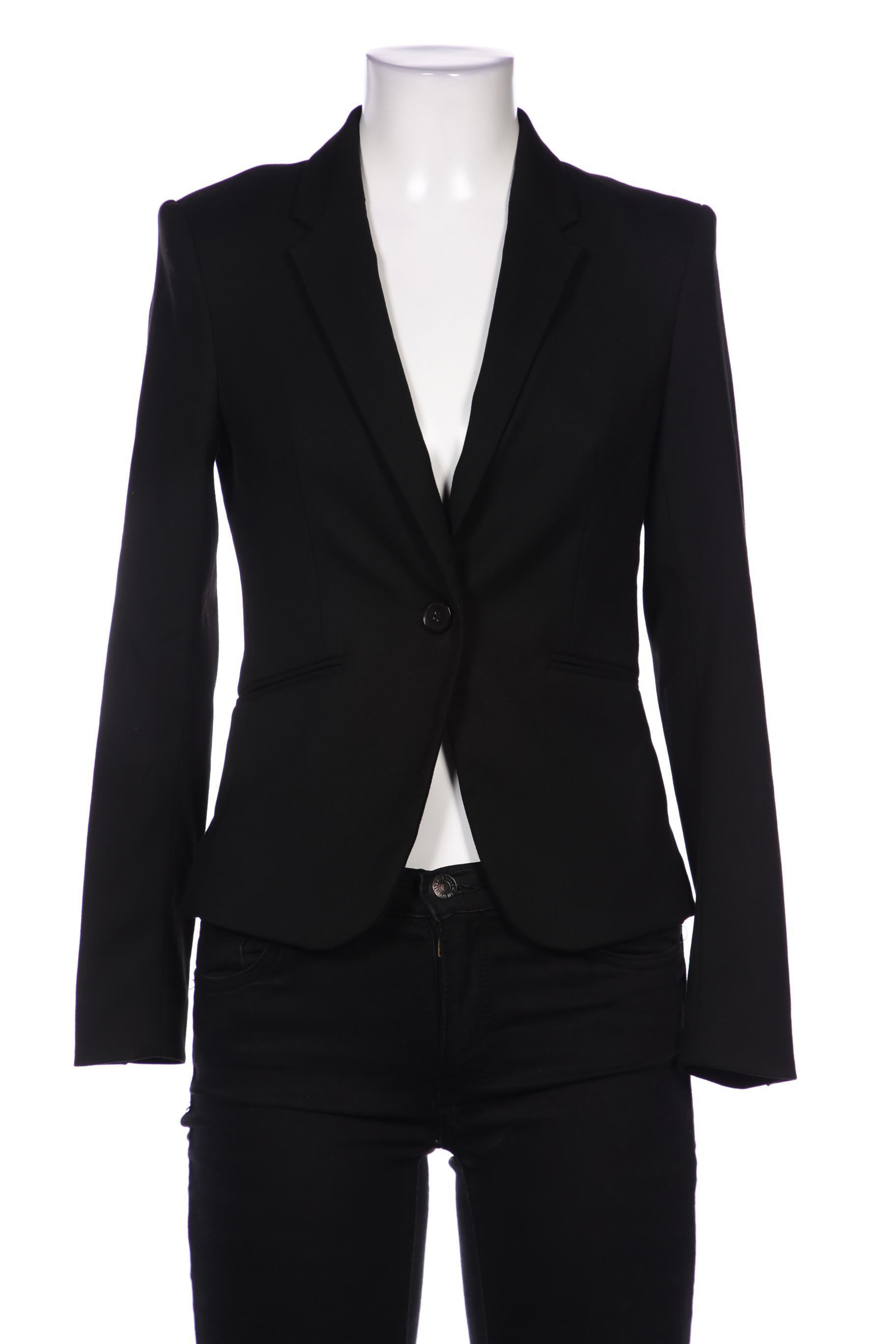 

H&M Damen Blazer, schwarz, Gr. 34