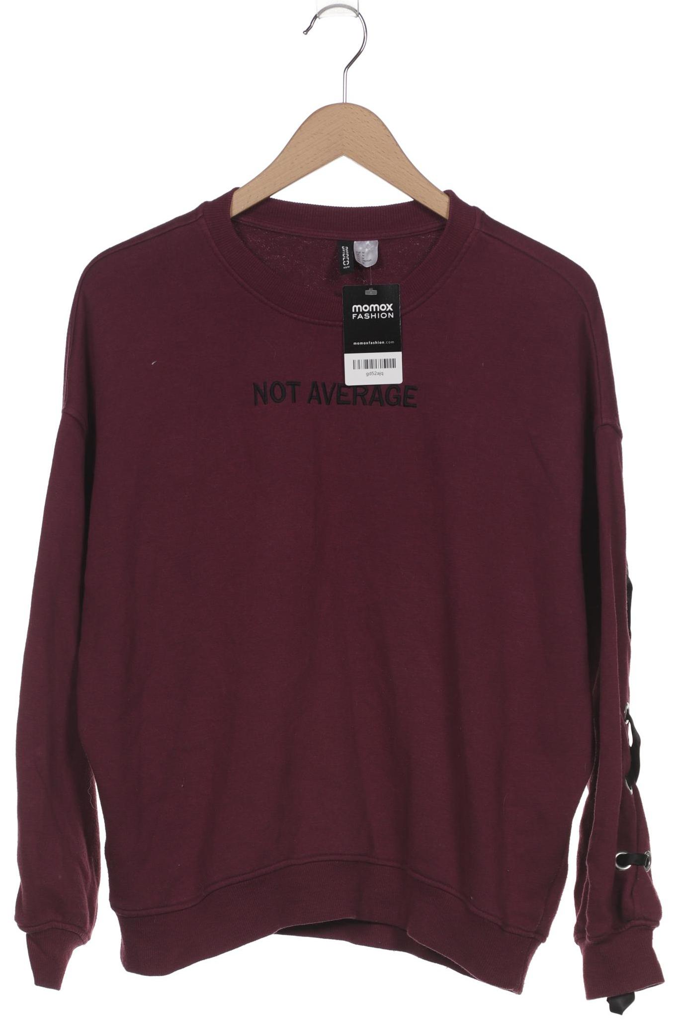 

H&M Damen Sweatshirt, bordeaux, Gr. 38