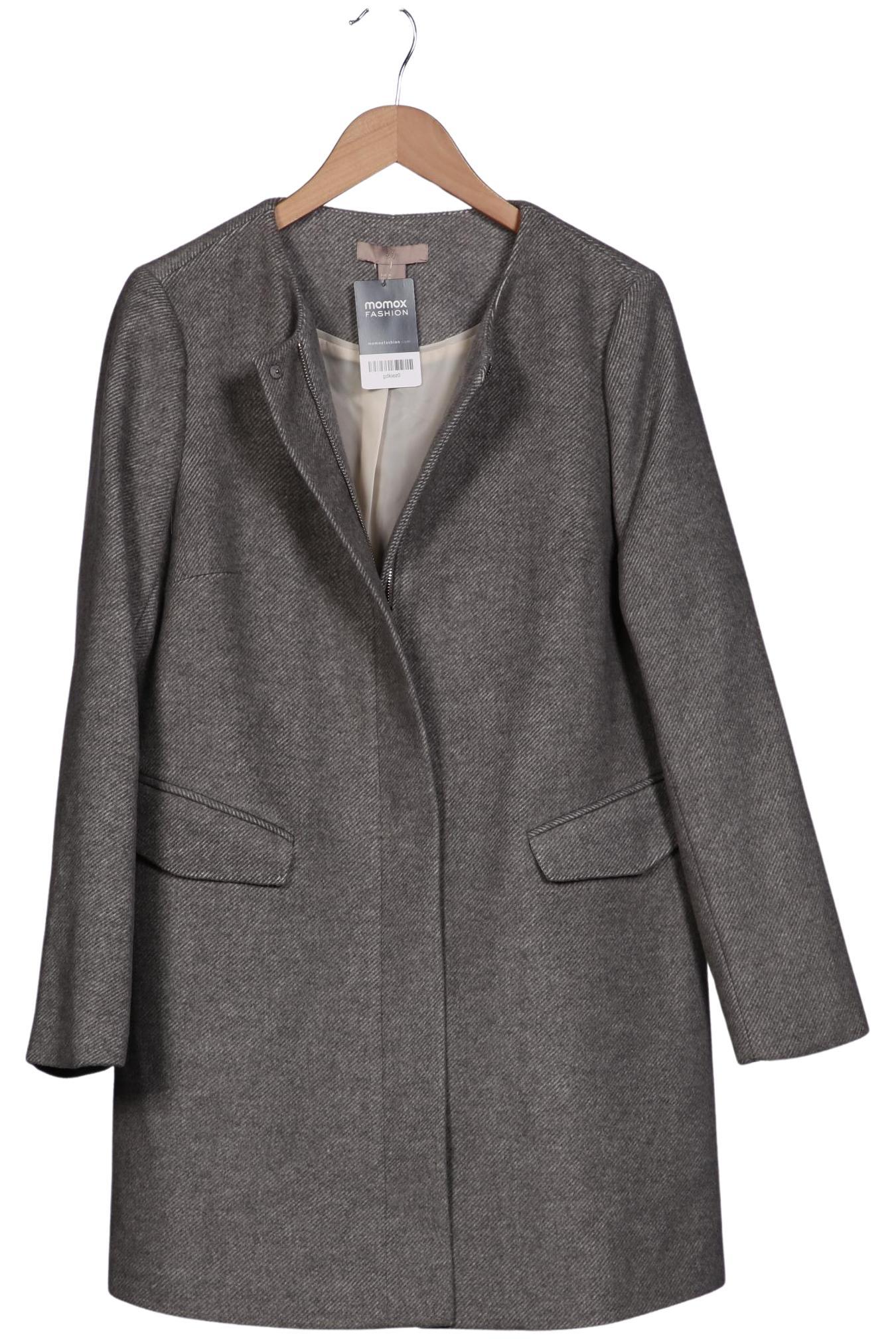 

H&M Damen Mantel, grau, Gr. 46
