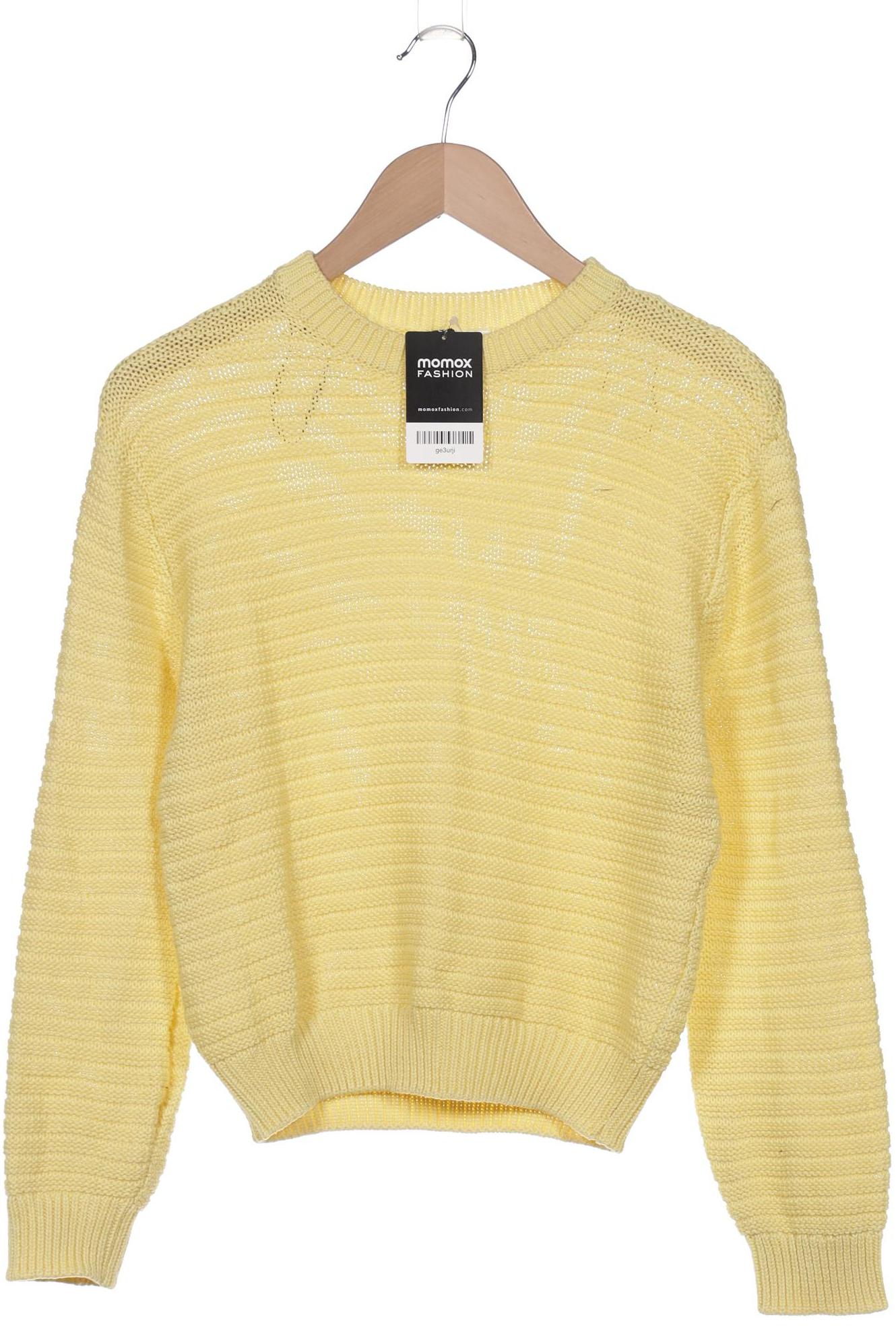 

H&M Damen Pullover, gelb, Gr. 34