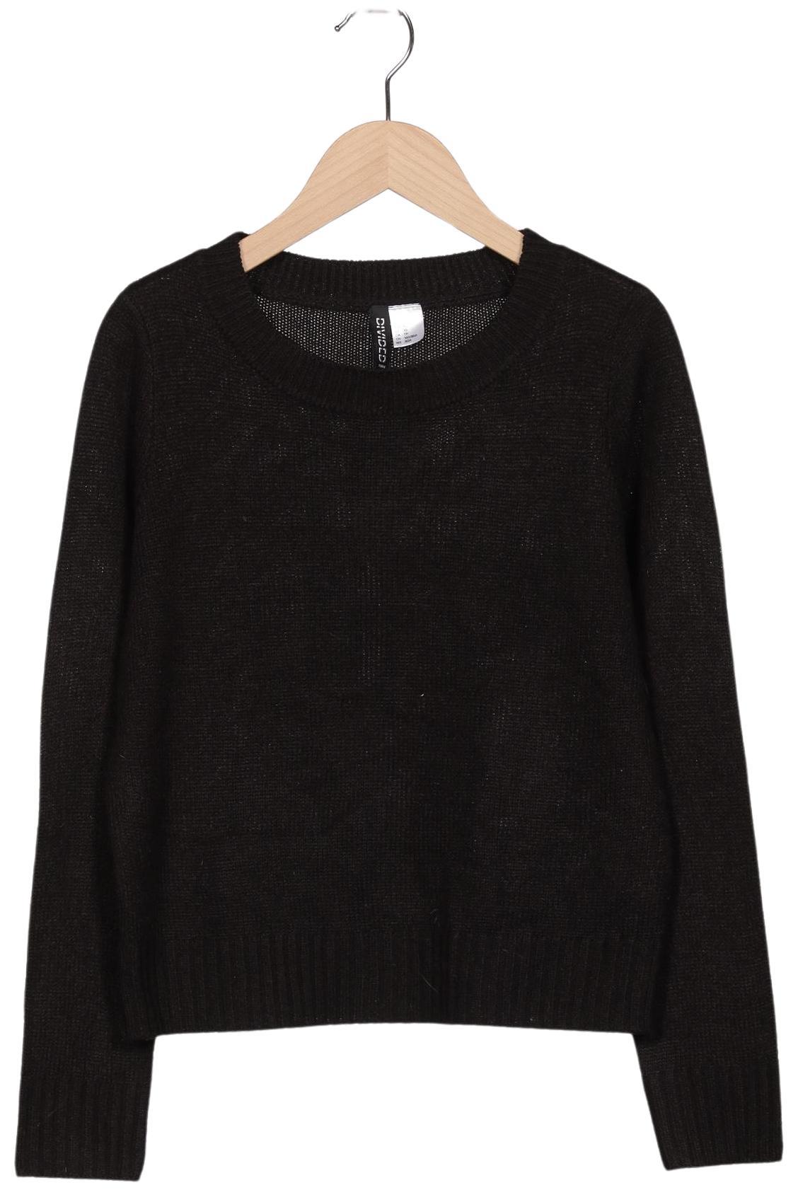 

H&M Damen Pullover, schwarz, Gr. 34