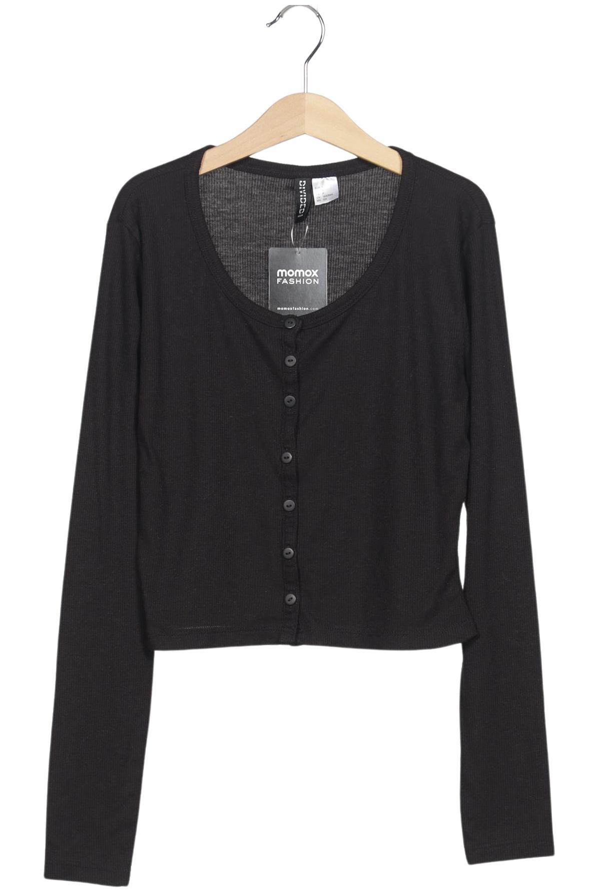 

H&M Damen Strickjacke, schwarz, Gr. 36