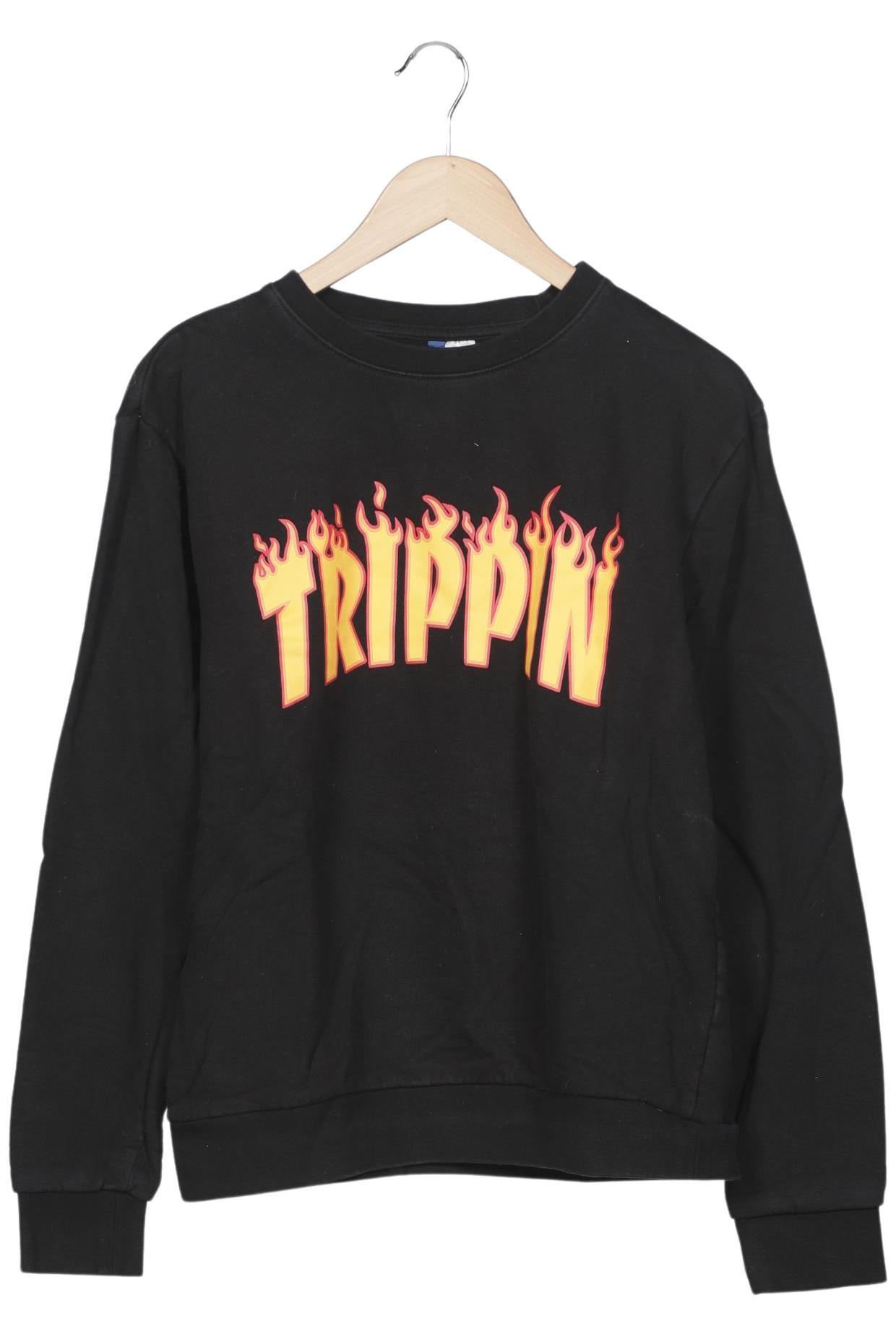 

H&M Damen Sweatshirt, schwarz, Gr. 42