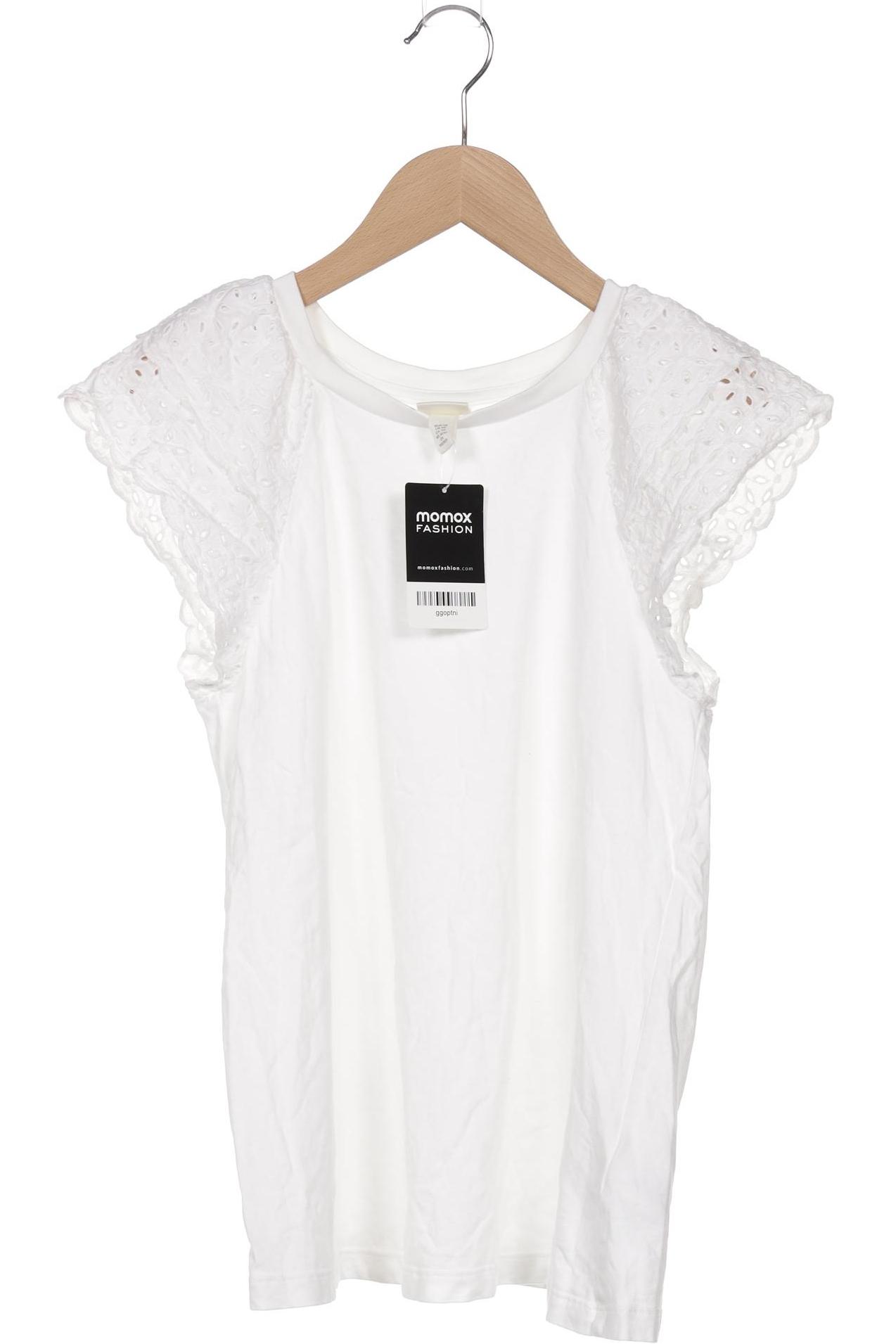

H&M Damen T-Shirt, weiß, Gr. 34