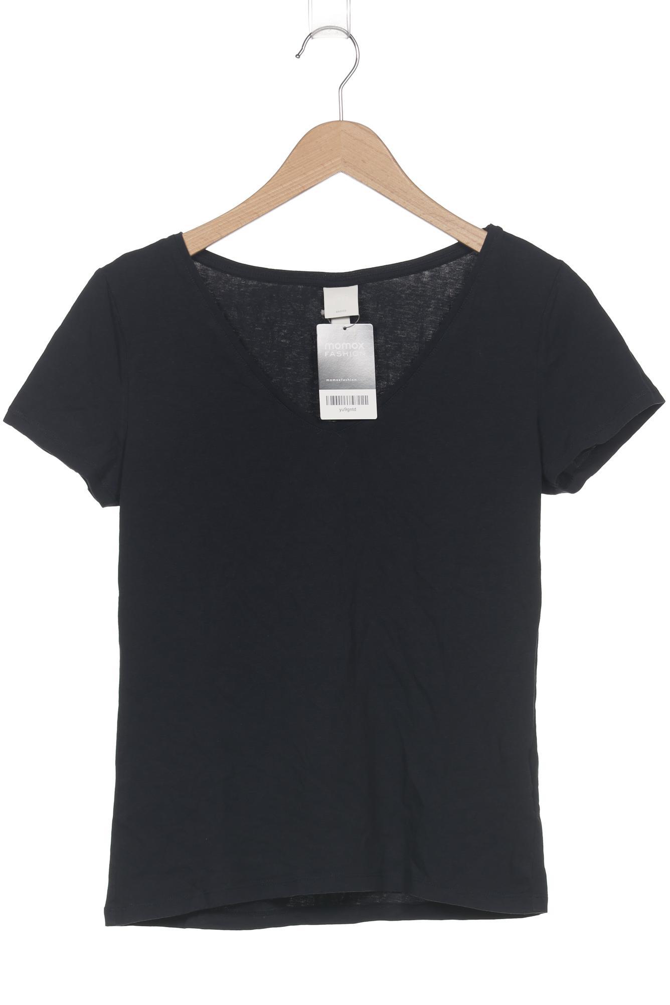 

H&M Damen T-Shirt, marineblau, Gr. 38